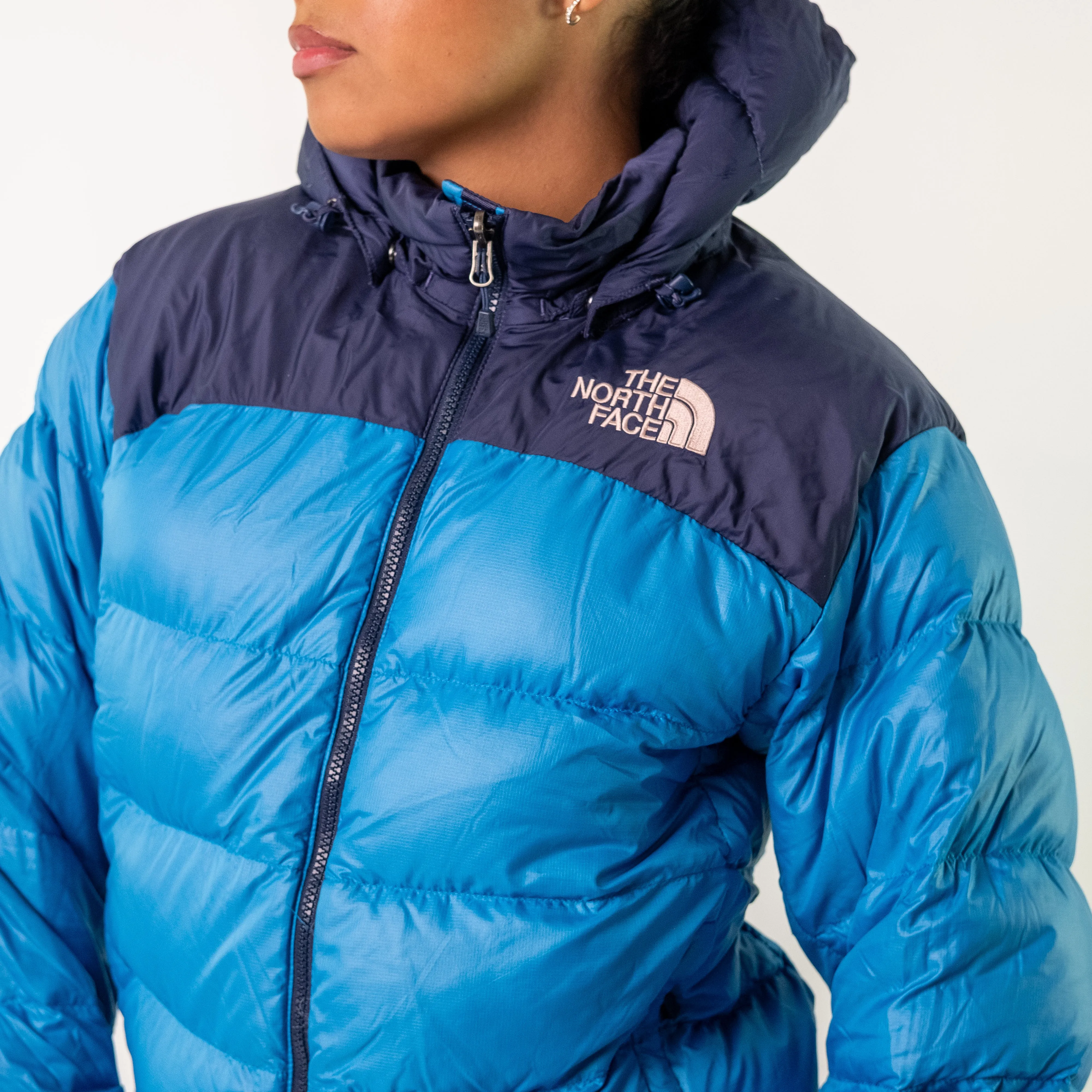 Light Blue 90s The North Face 90 Puffer (S)