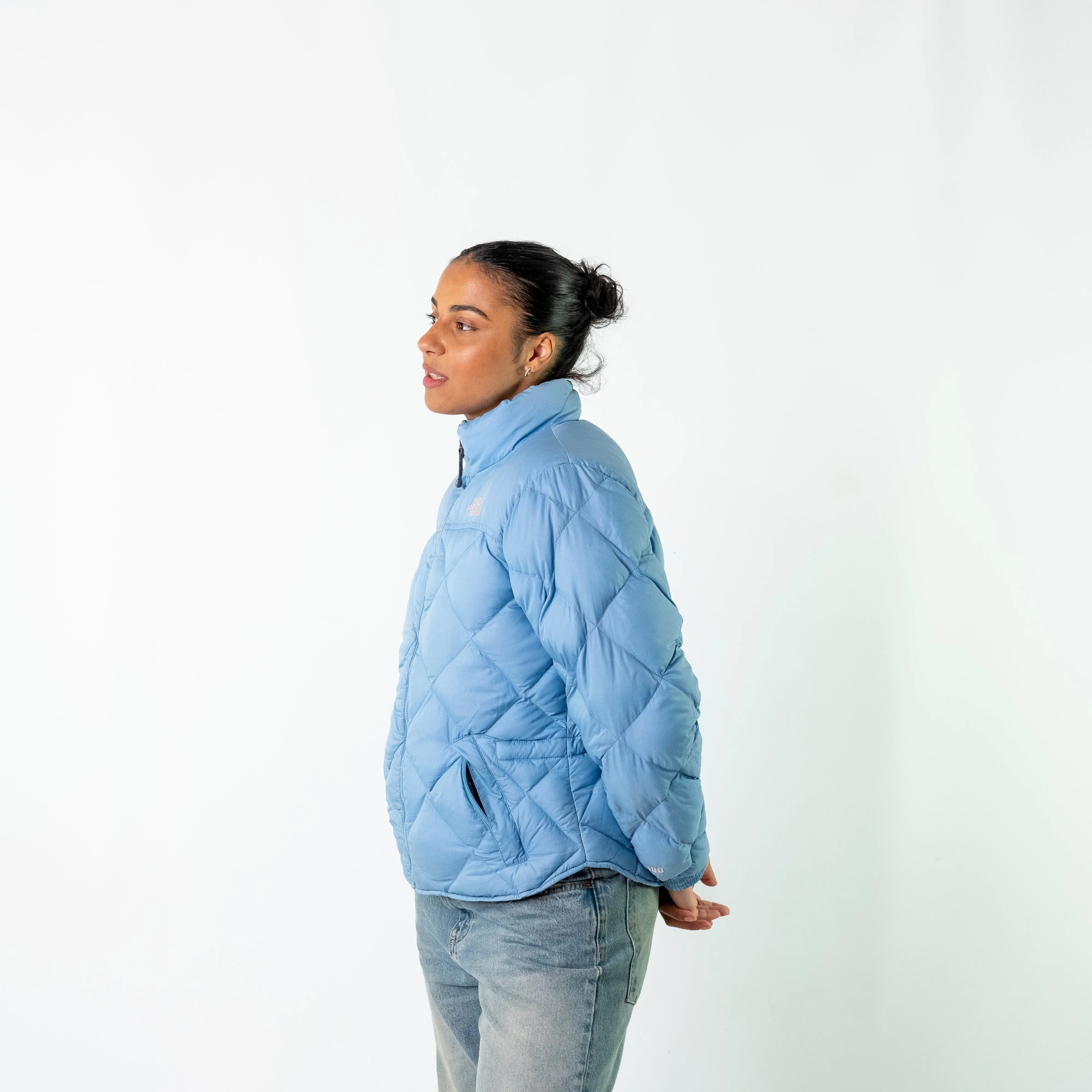 Light Blue 90s The North Face Puffer (M)