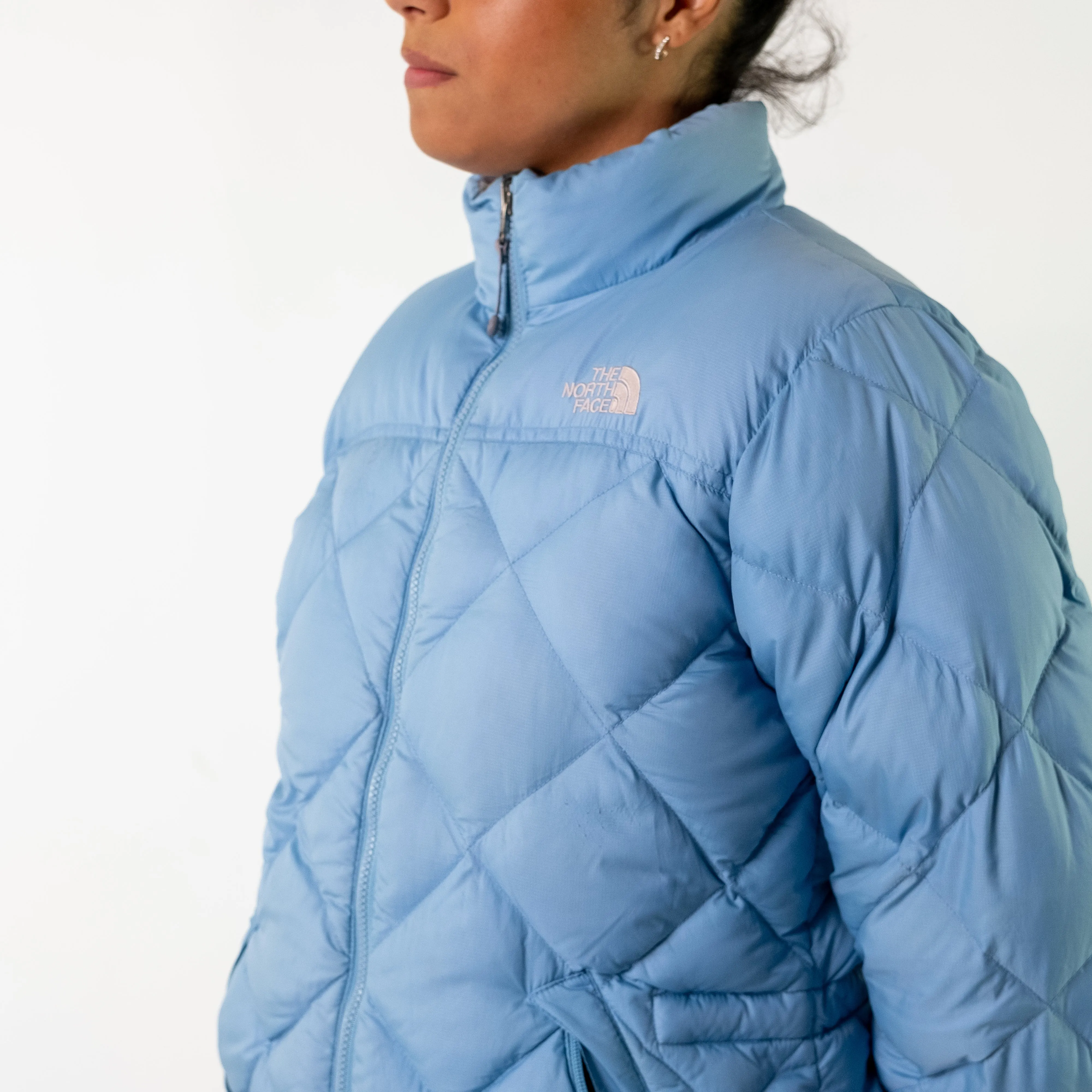 Light Blue 90s The North Face Puffer (M)