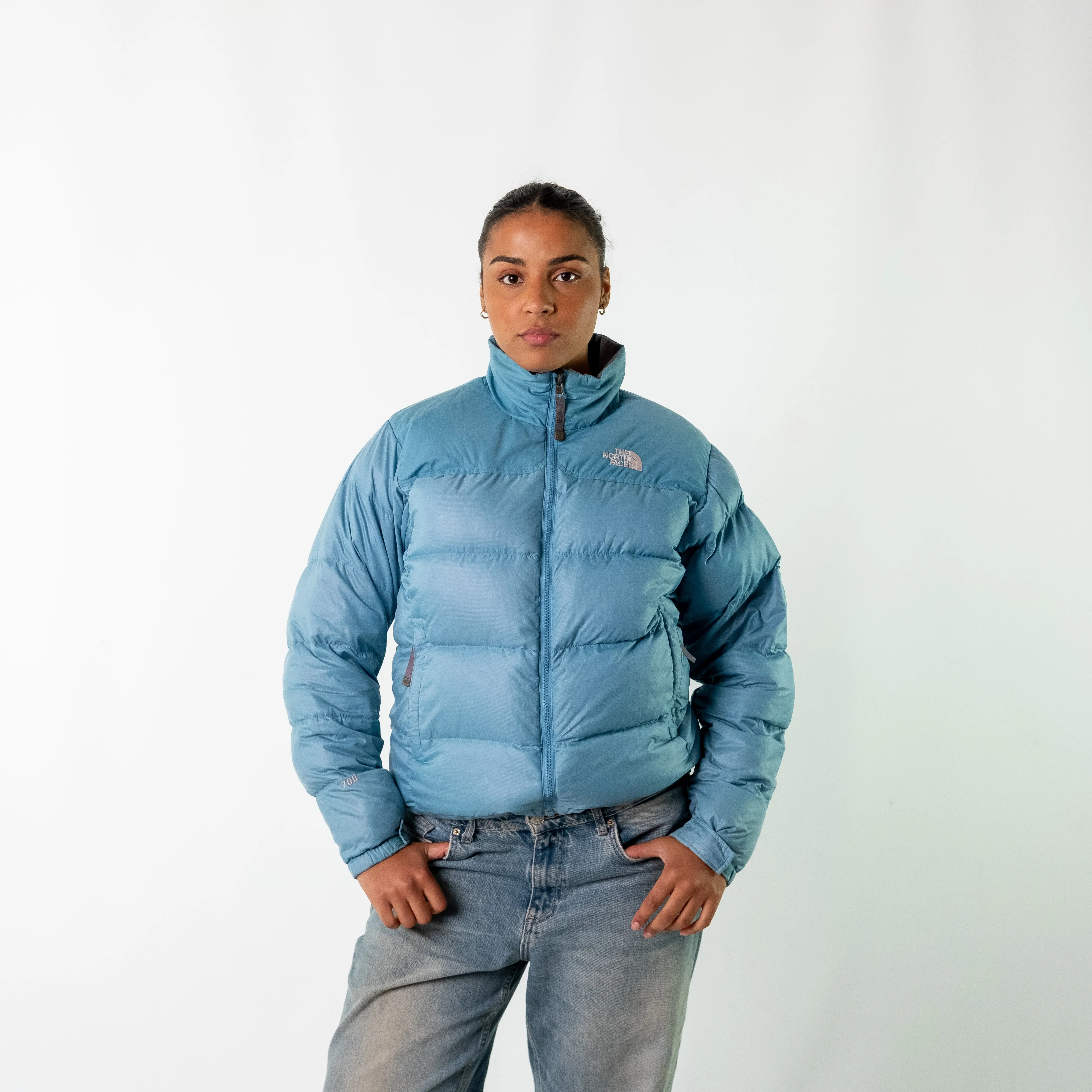 Light Blue y2ks The North Face Puffer (S)