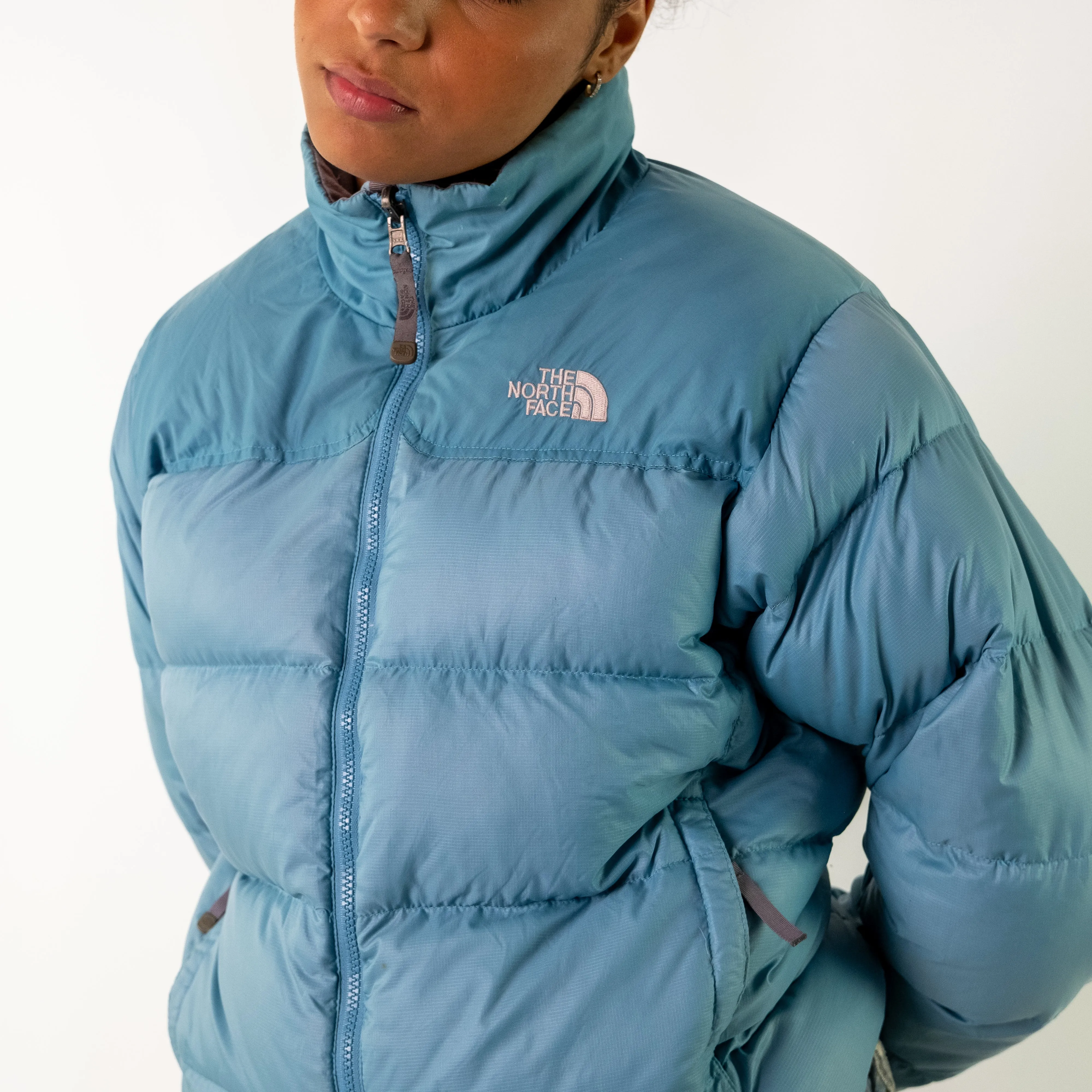 Light Blue y2ks The North Face Puffer (S)