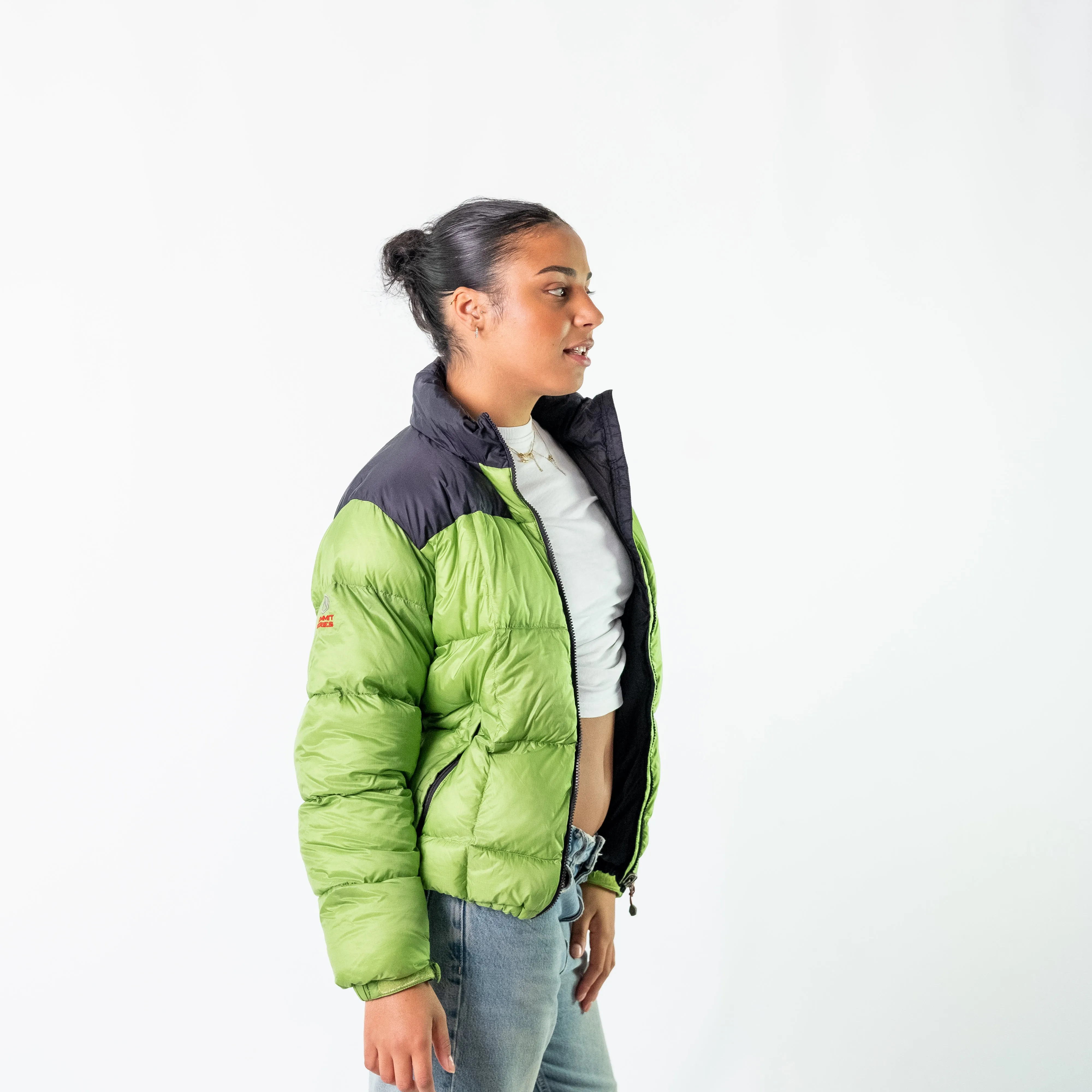 Light Green 90s The North Face Puffer (M)