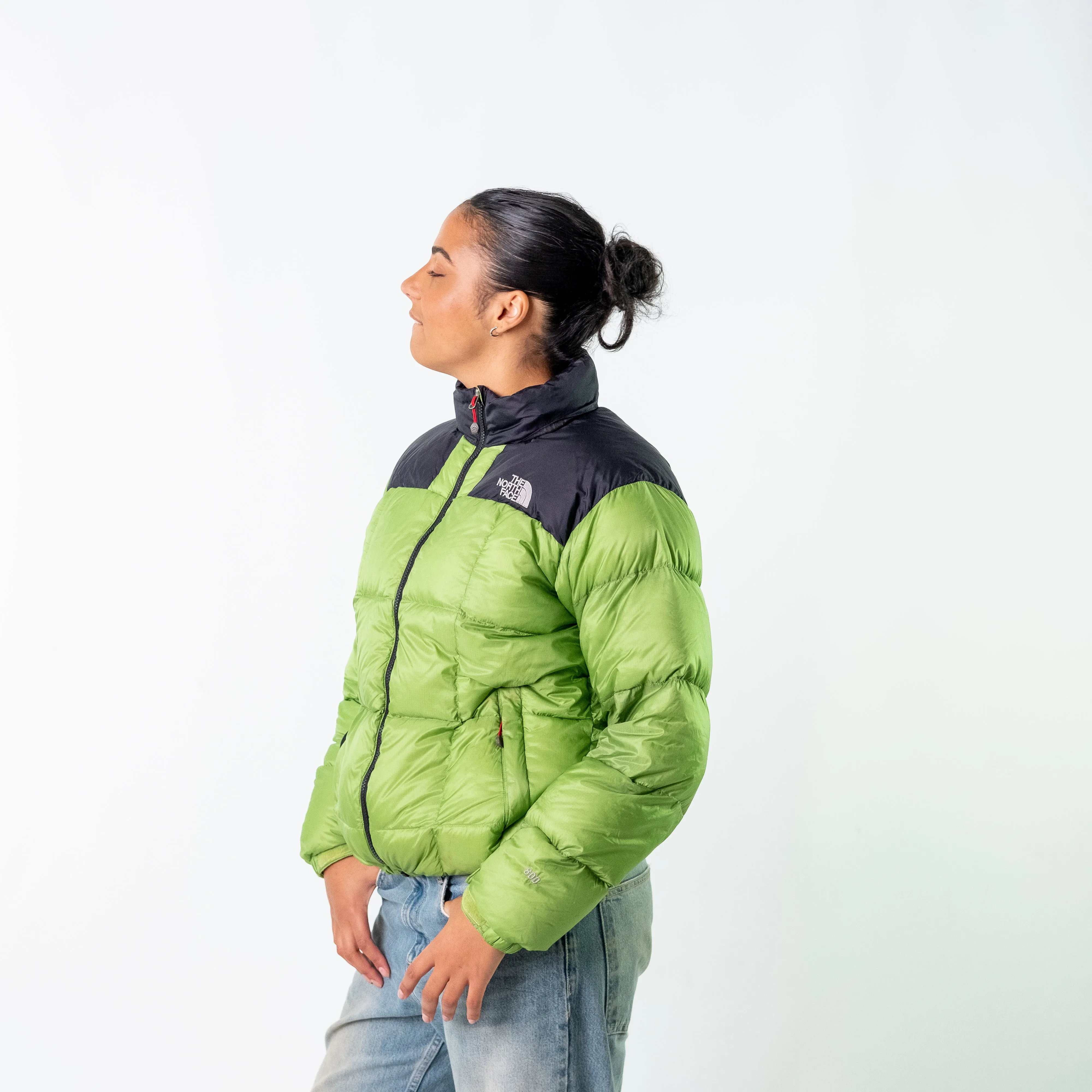 Light Green 90s The North Face Puffer (M)