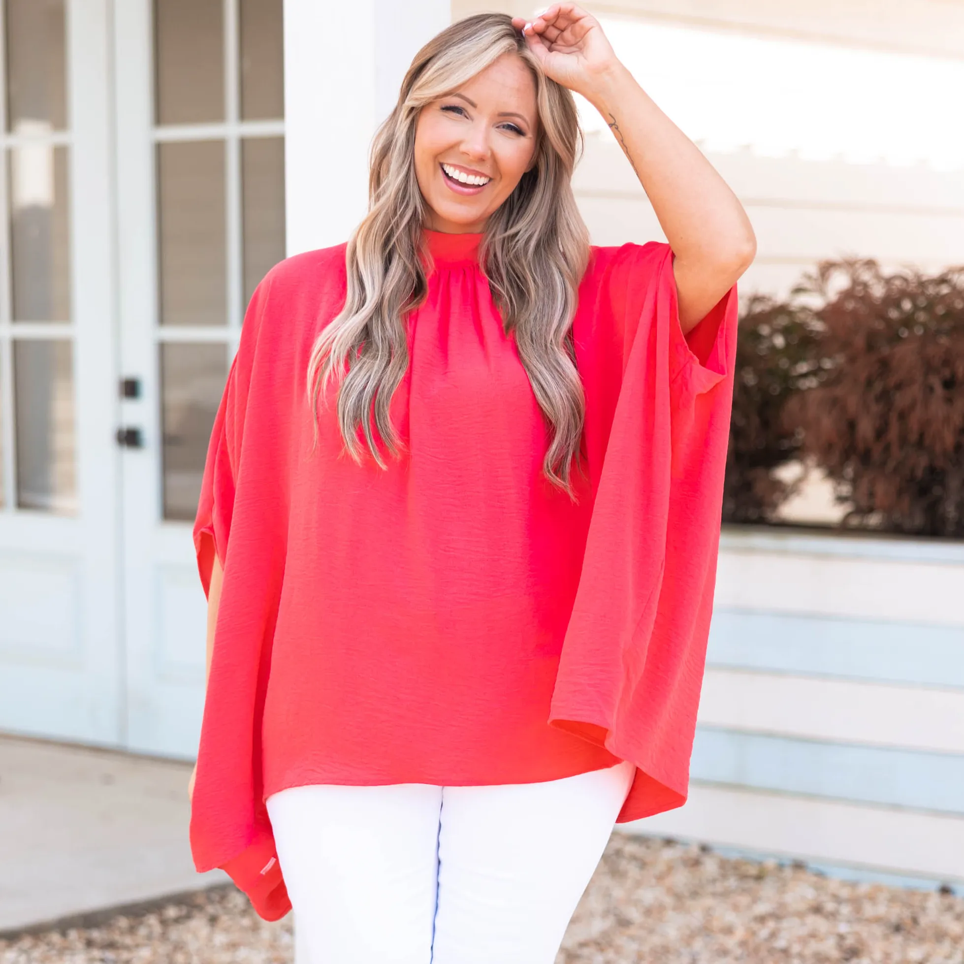 Look Good, Feel Good Top, Coral