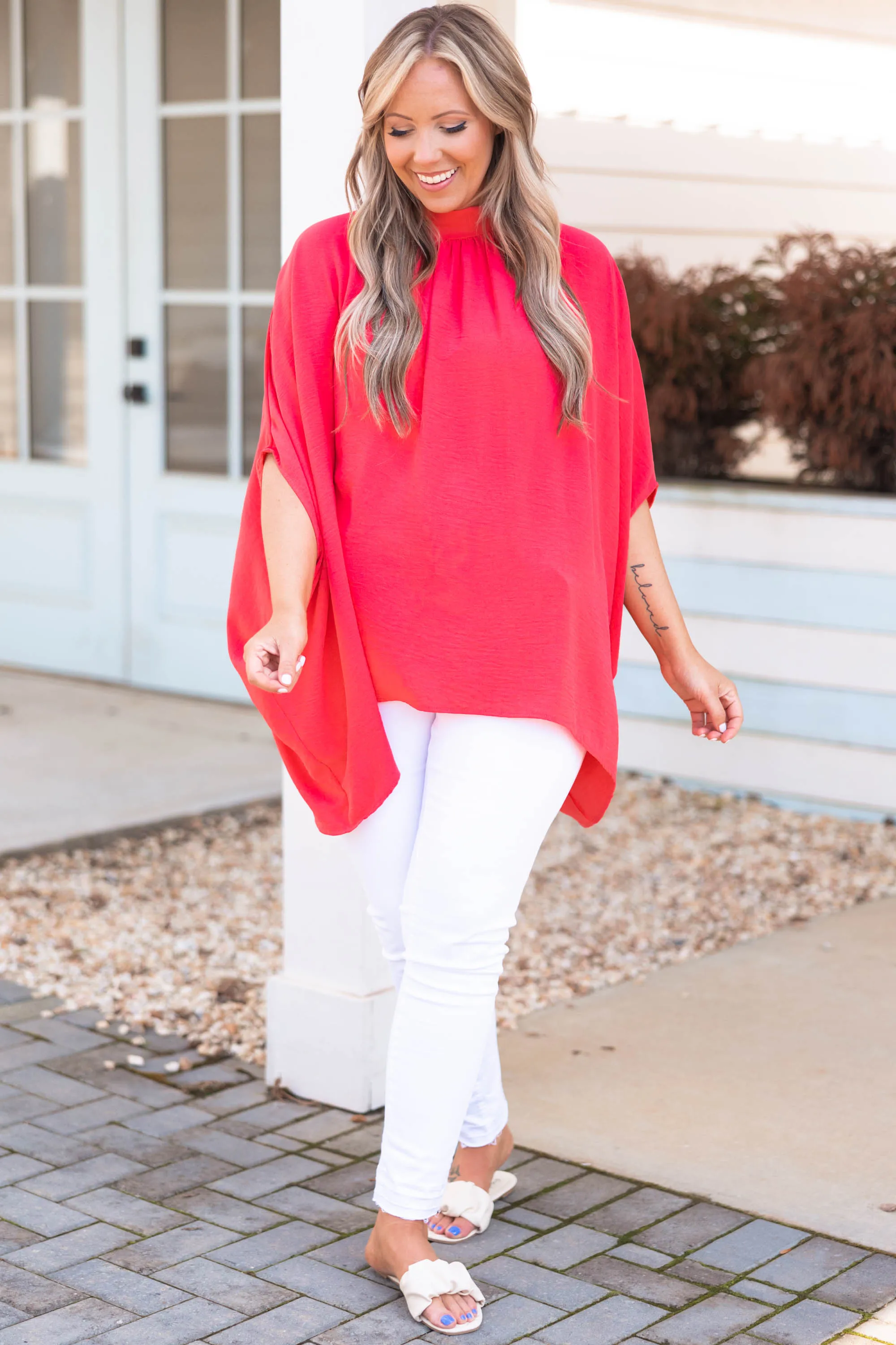 Look Good, Feel Good Top, Coral