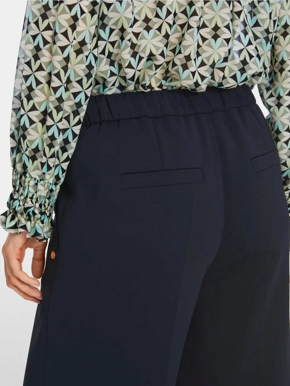 Marc Cain Washington Pants in Midnight Blue