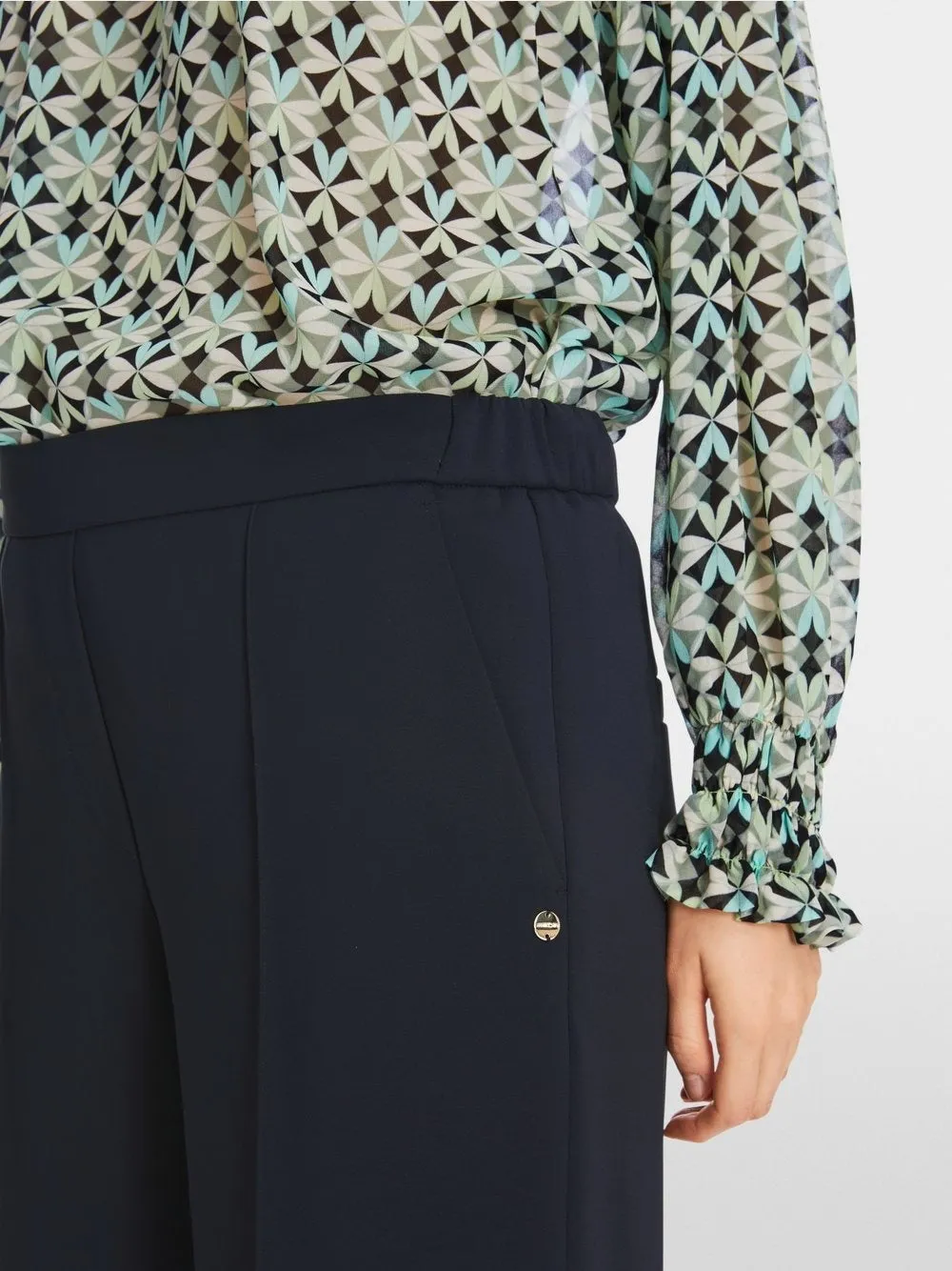 Marc Cain Washington Pants in Midnight Blue