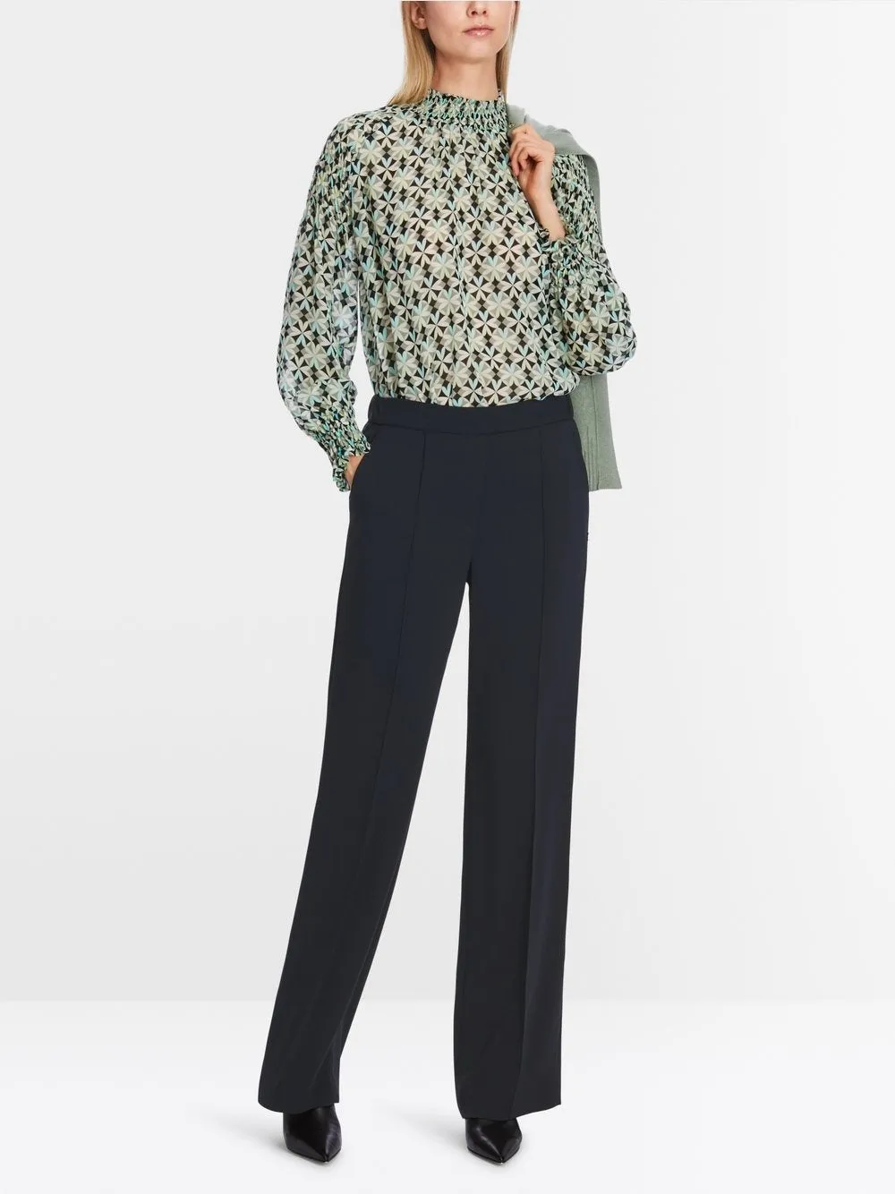 Marc Cain Washington Pants in Midnight Blue