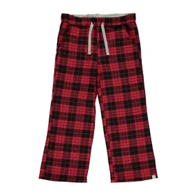 Me & Henry Red/Black Plaid ROCKFORD Lounge Pants