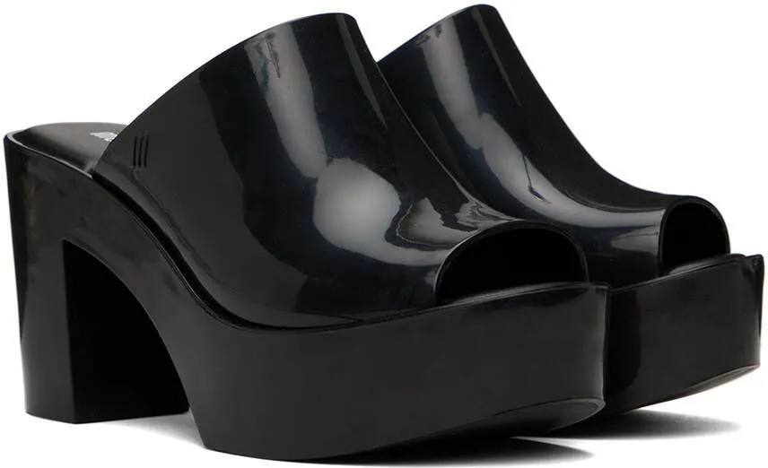 Melissa Black Mules