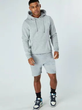 Men's Activewear 2-Piece Long Sleeves Hooded Grey