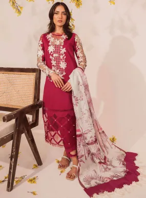 Meraki by Asifa & Nabeel Embroidered Lawn Unstitched 3 Piece Suit - AN23SL MKL-07