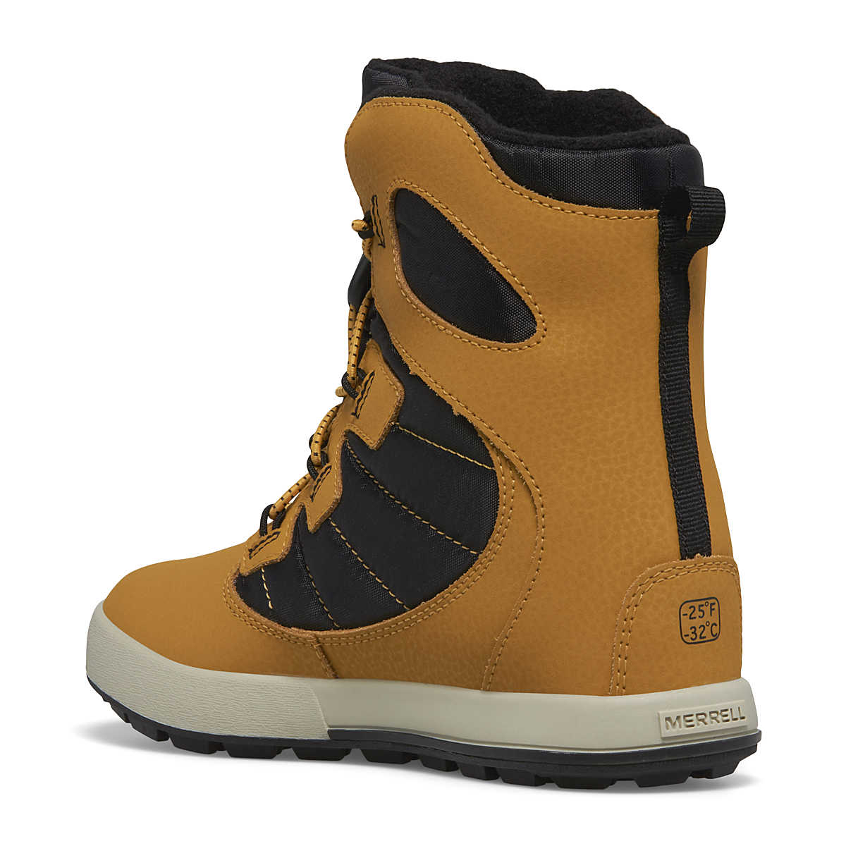 Merrell Wheat/Black Snow Bank 4.0 Waterproof Boot