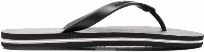 Michael Kors Travis thong-strap flip flops Black