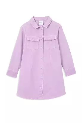 Milky - Lavender Denim Dress