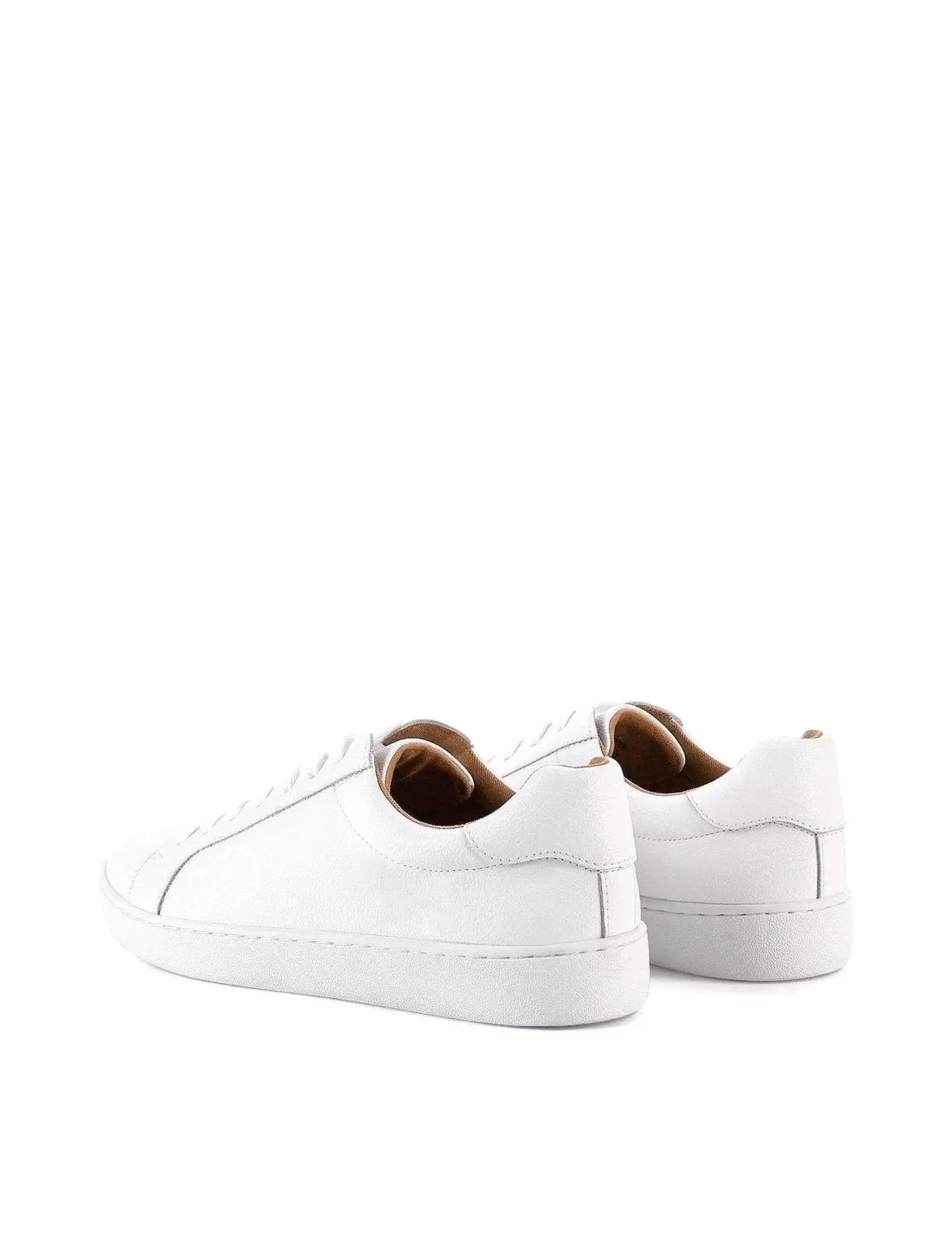 Monarch Leather Sneaker - White Leather