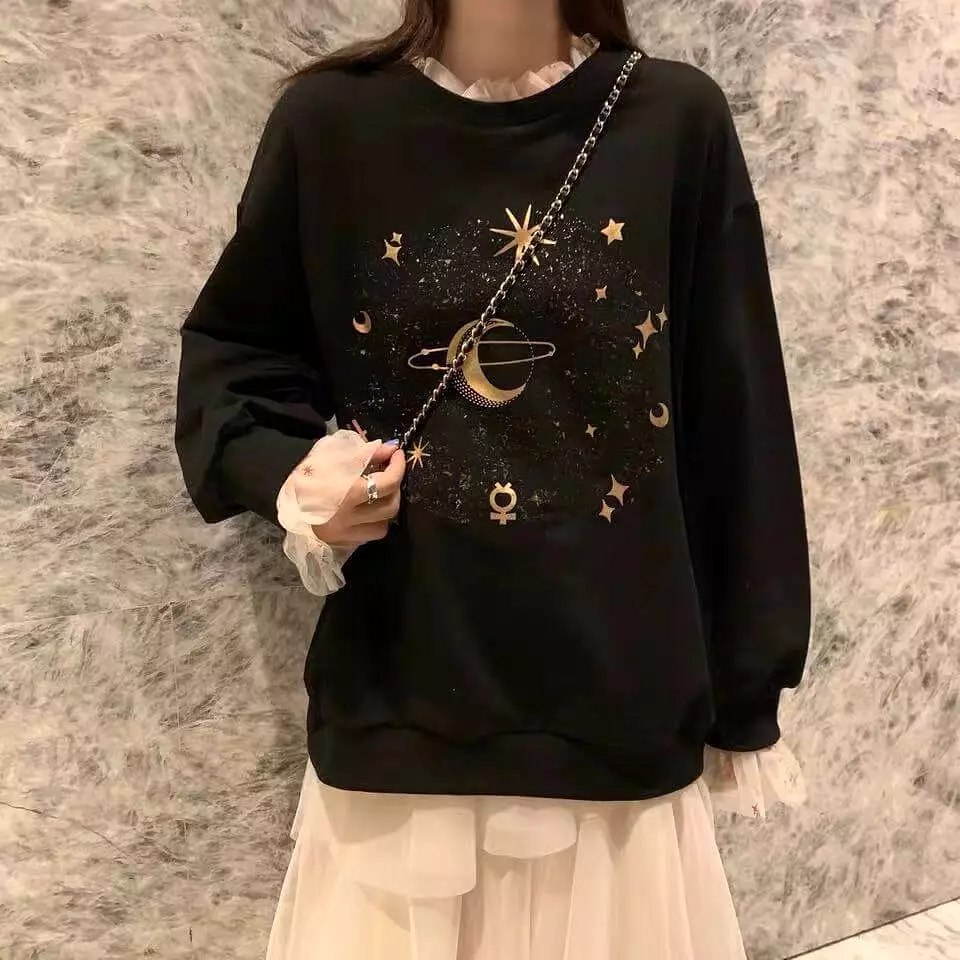 ''MOON & STARS'' SWEATER+SKIRT BY21161