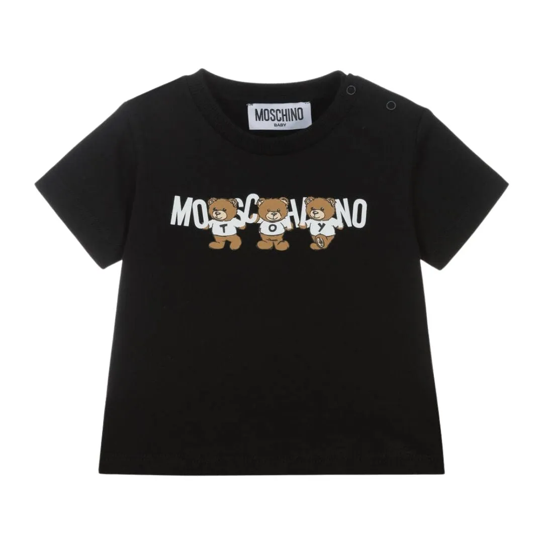 Moschino T-Shirt Teddy Black