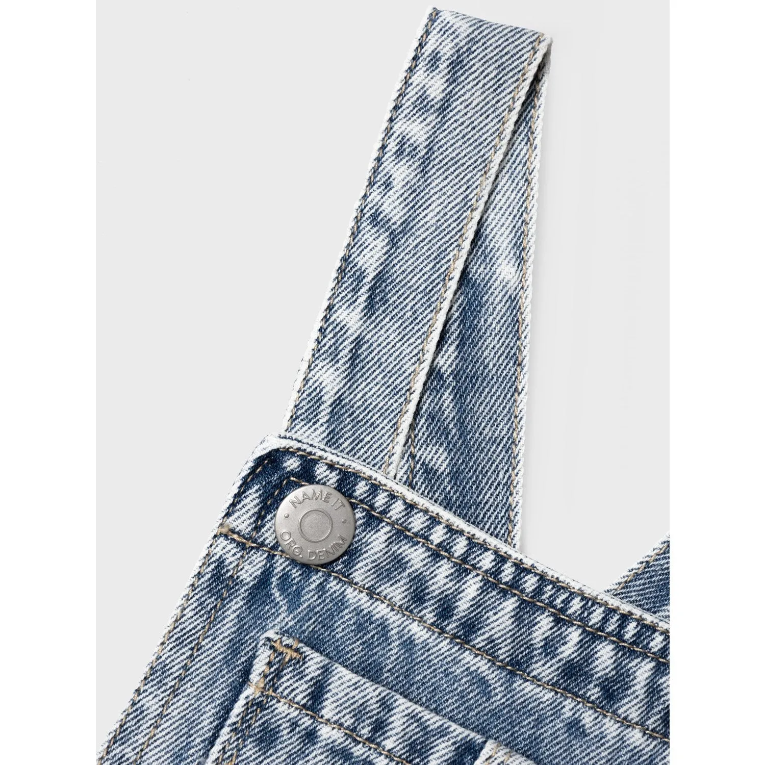 Name It Light Blue Denim Bella Baggy Denim Bib Skort