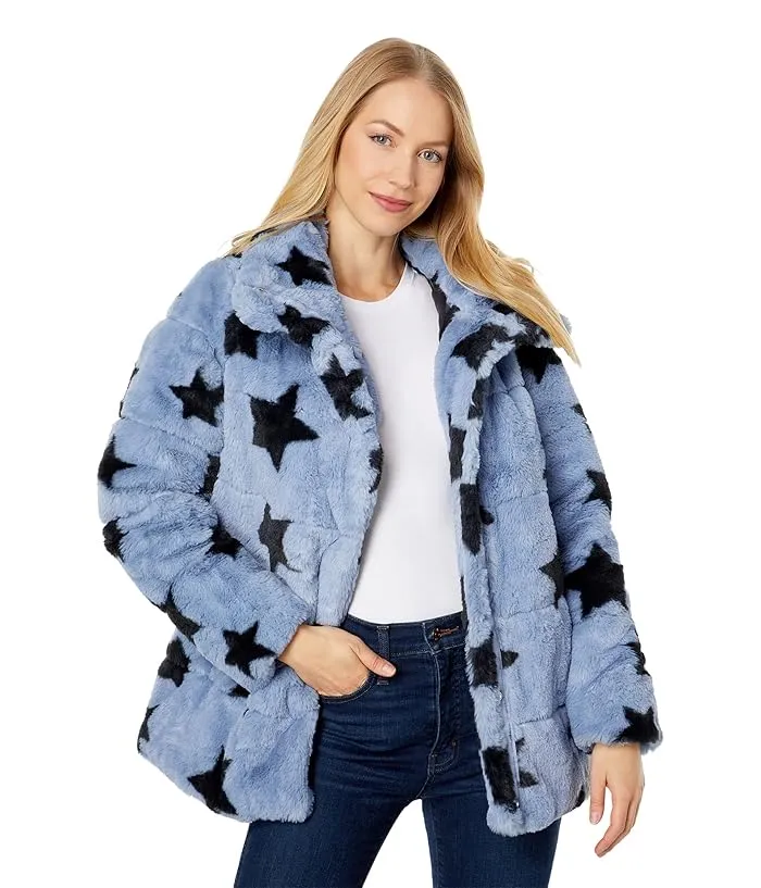 NVLT Short Pile Faux Fur Polyfill Puffer Women's