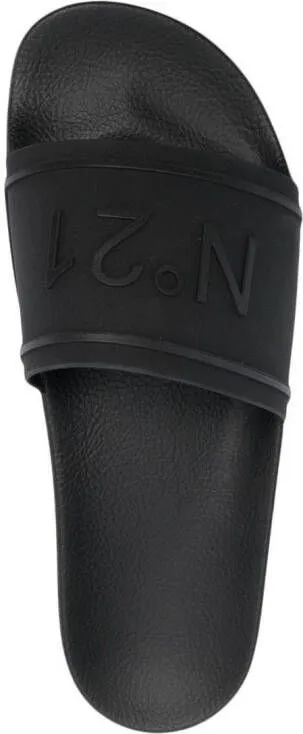 Nº21 Flip Flops & Slides Black