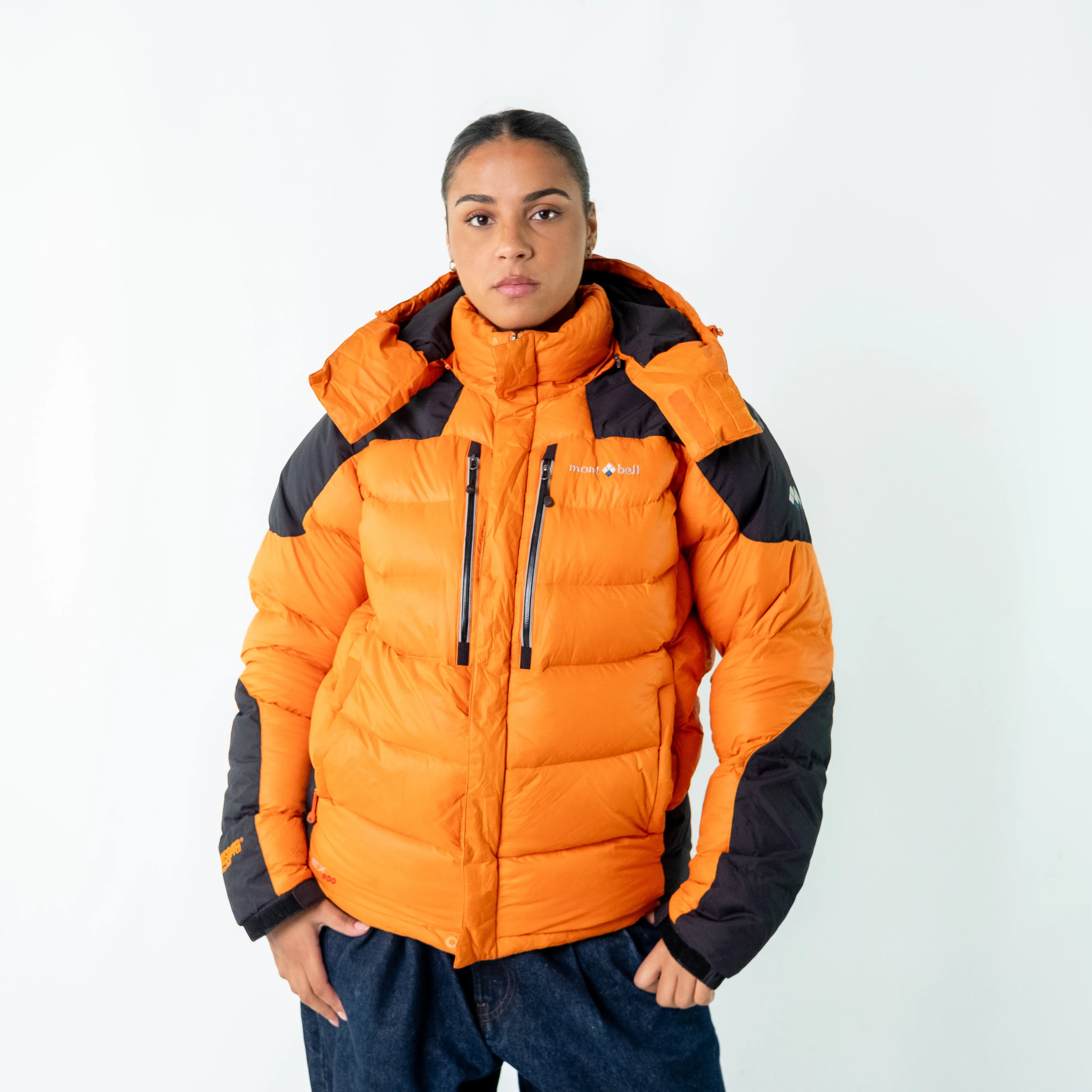 Orange y2ks Montbell Puffer (L)