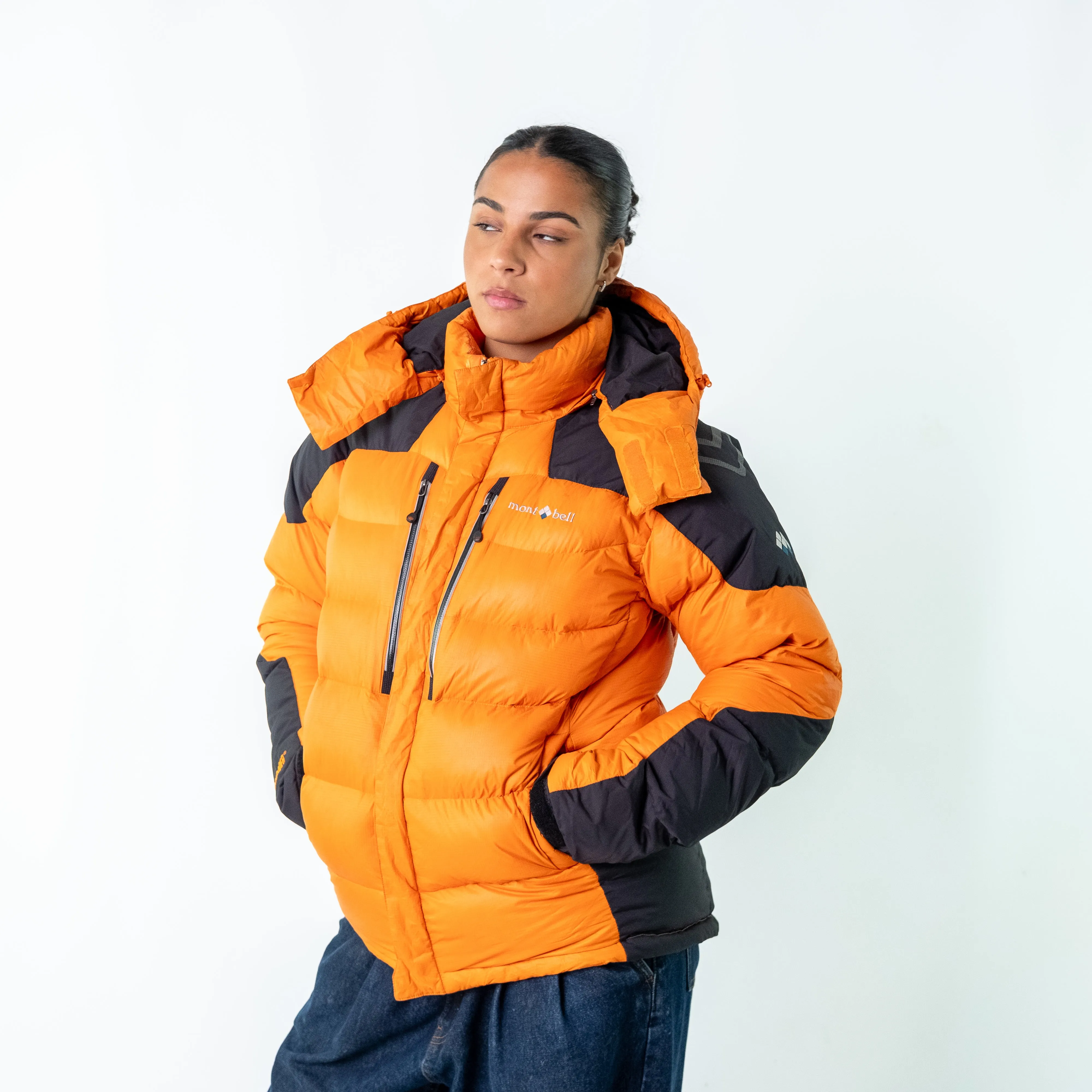 Orange y2ks Montbell Puffer (L)