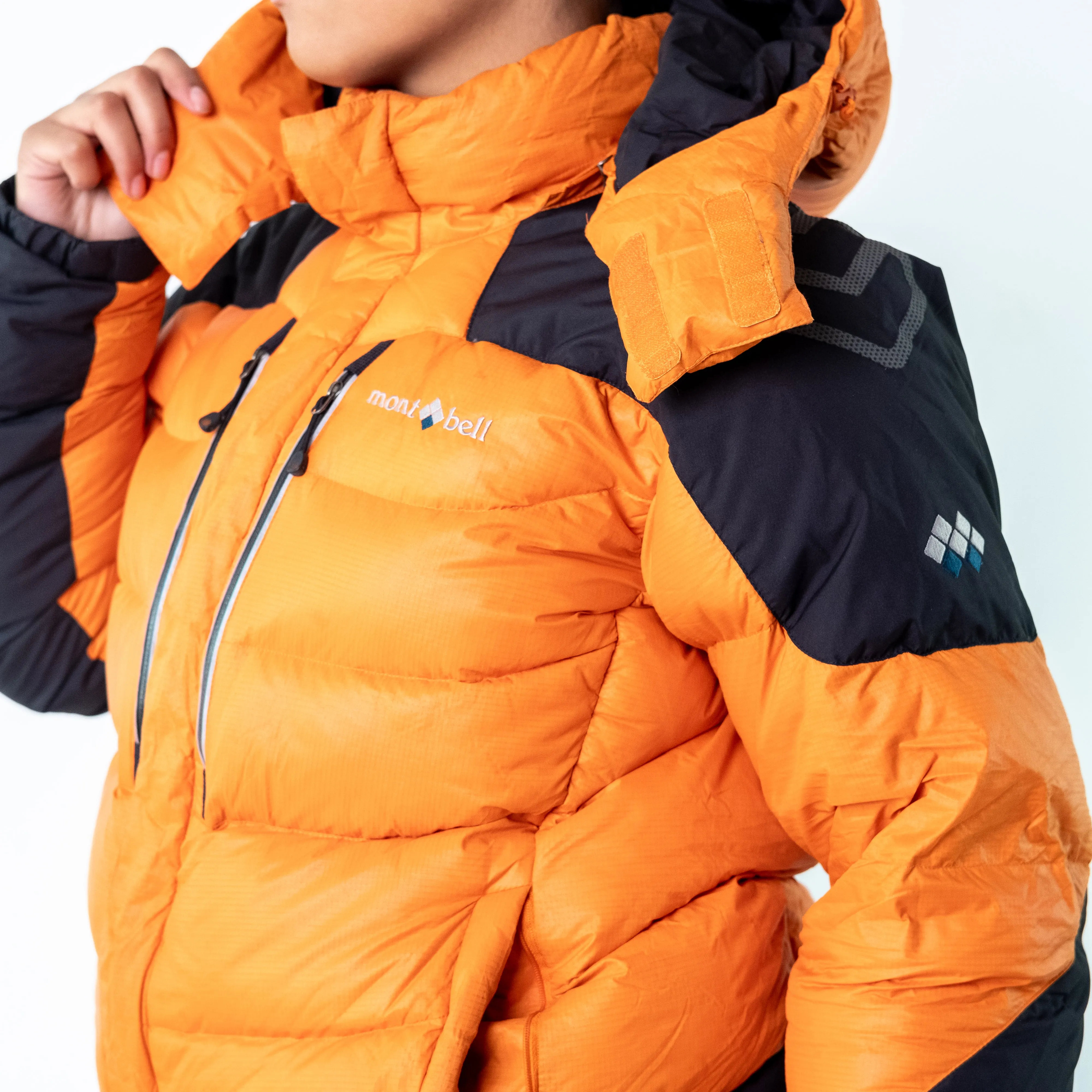 Orange y2ks Montbell Puffer (L)