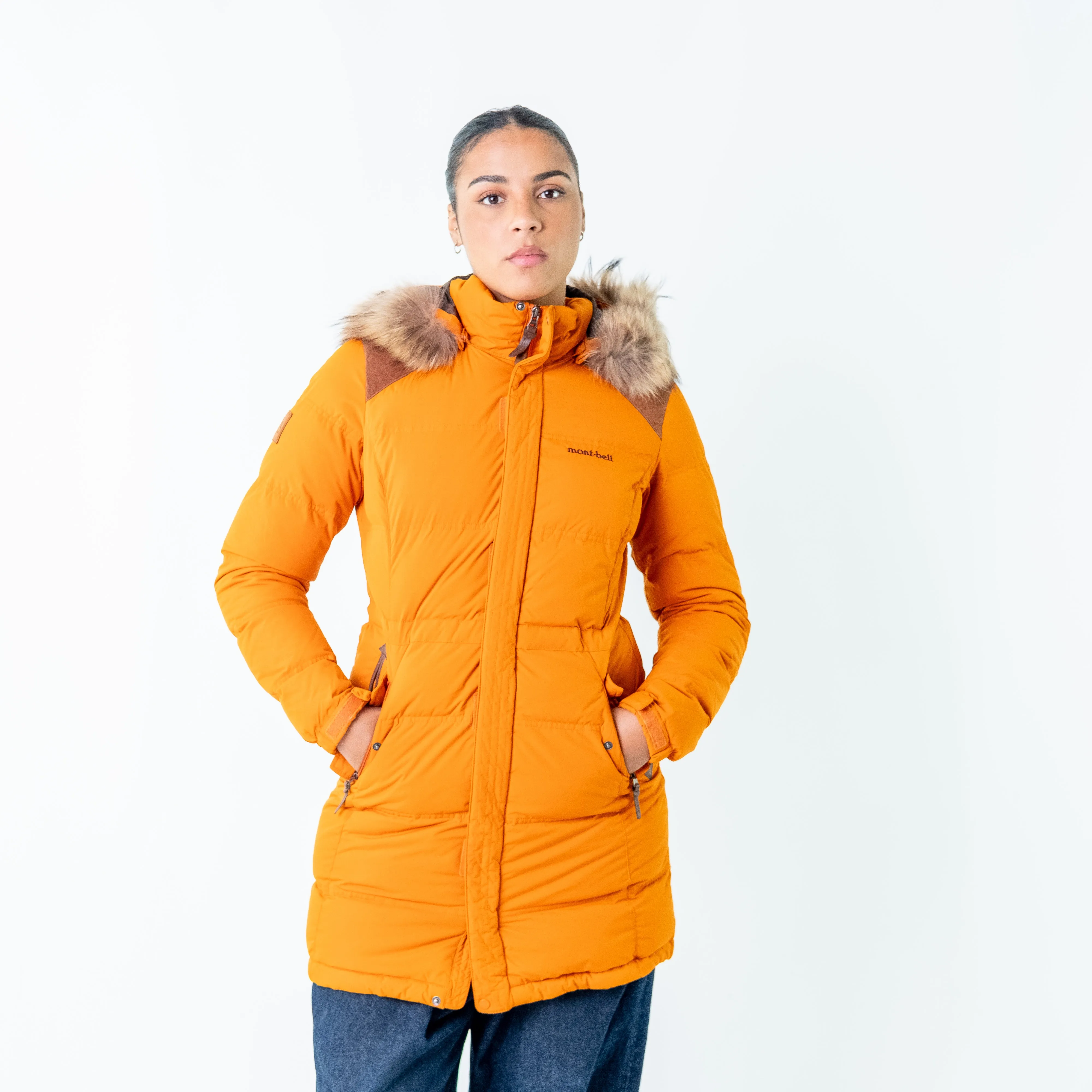 Orange y2ks Montbell Puffer (M)