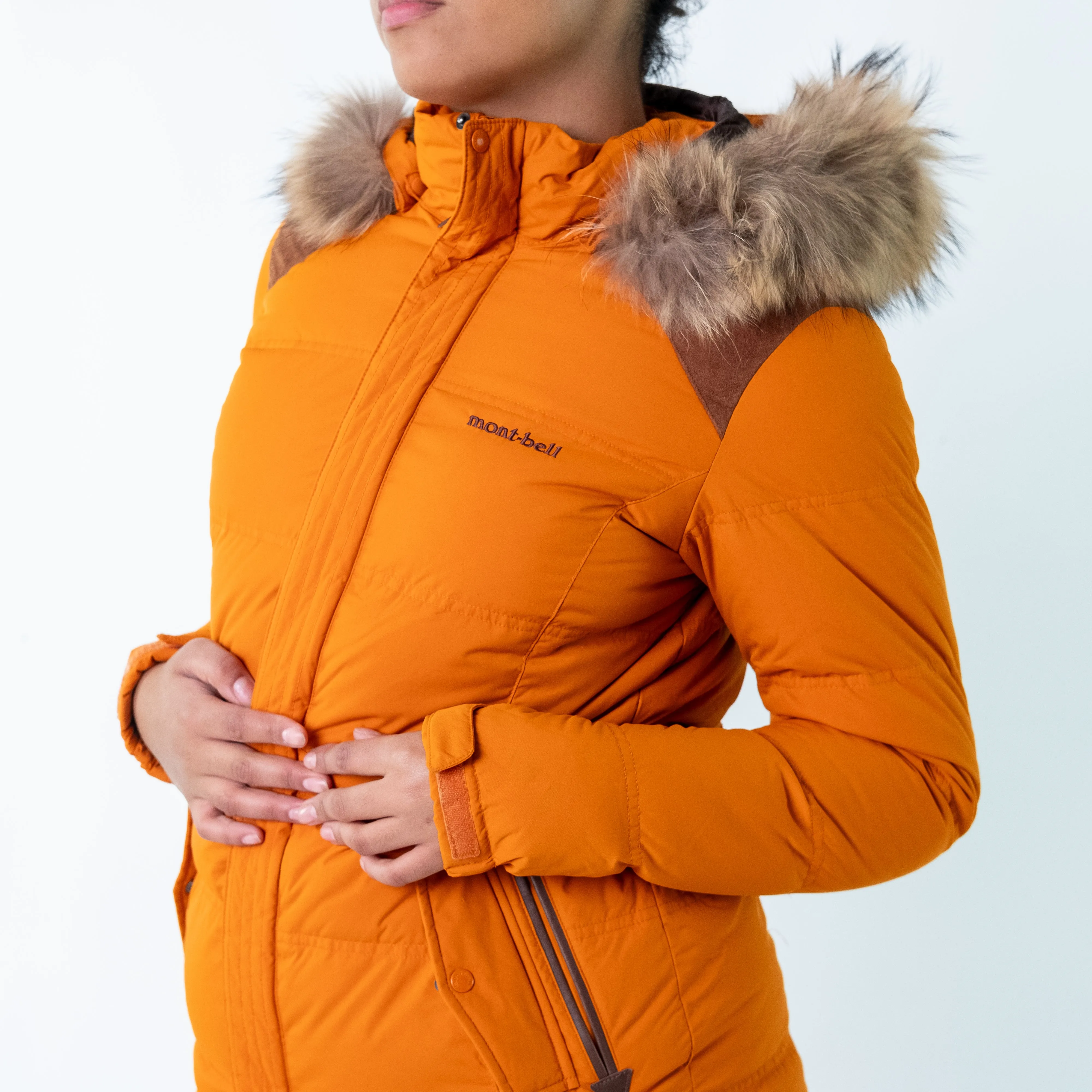 Orange y2ks Montbell Puffer (M)