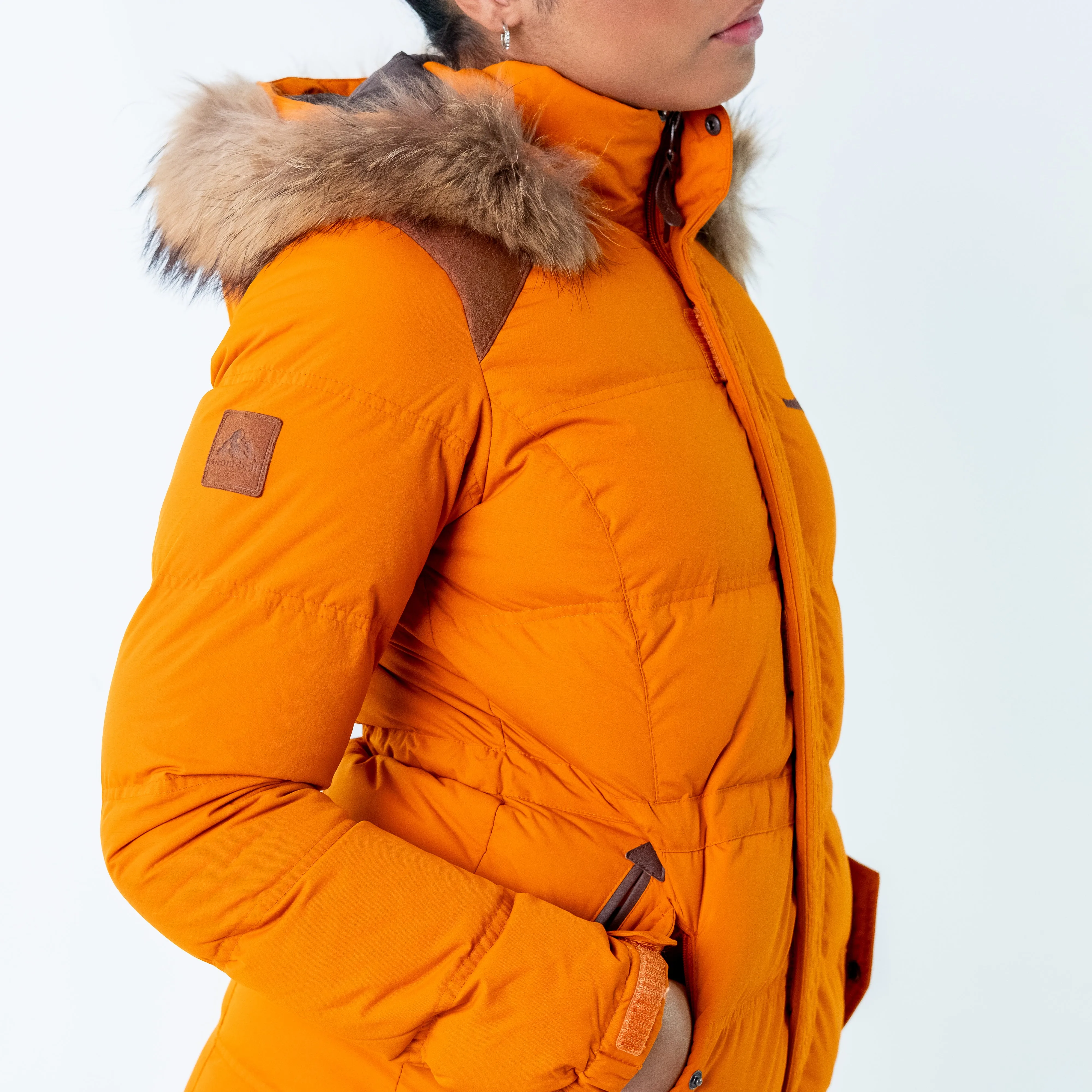 Orange y2ks Montbell Puffer (M)