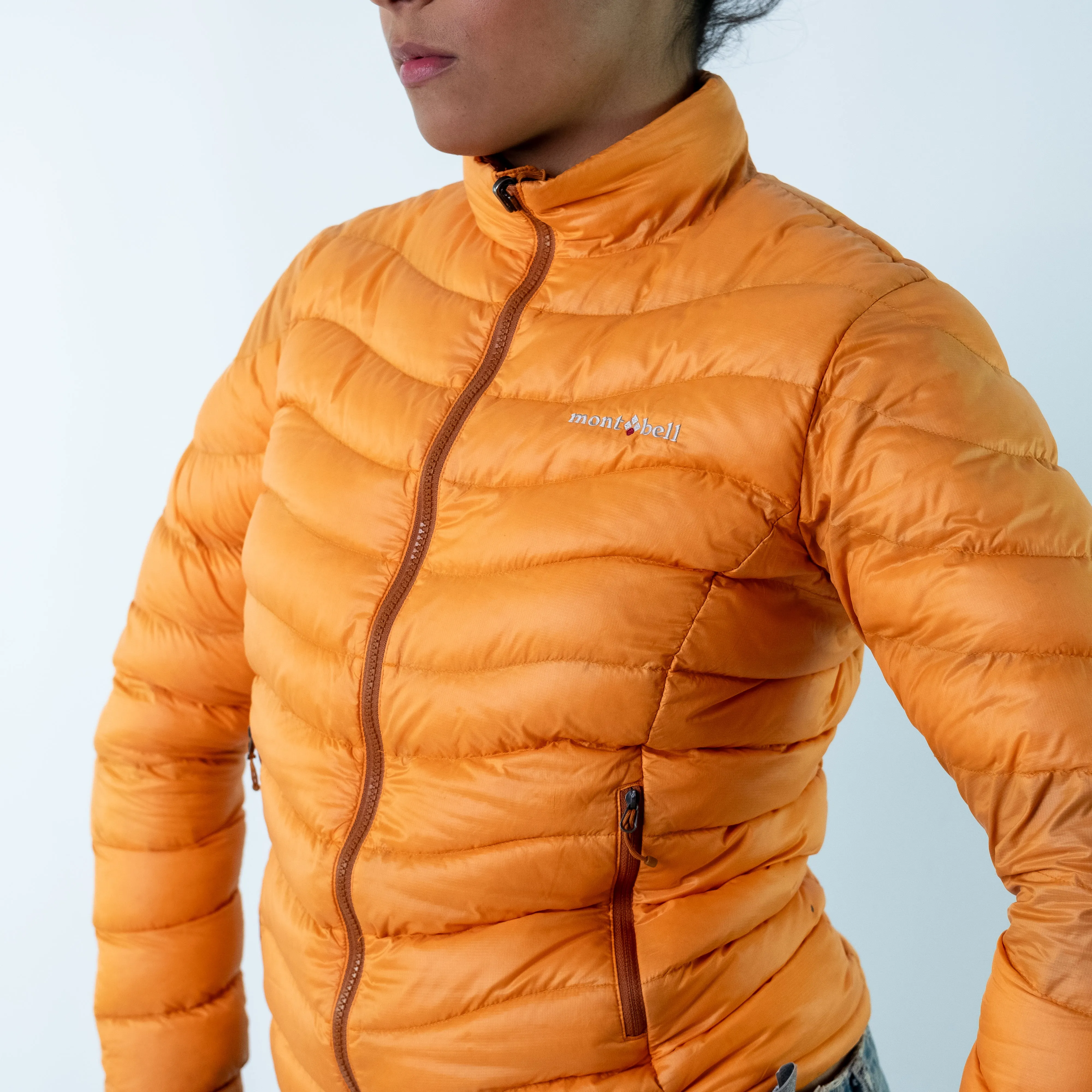 Orange y2ks Montbell Puffer (S)