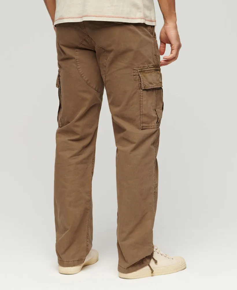 Organic Cotton Baggy Cargo Pants | Deep Brown