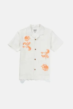 Paisley Cuban Ss Shirt Natural