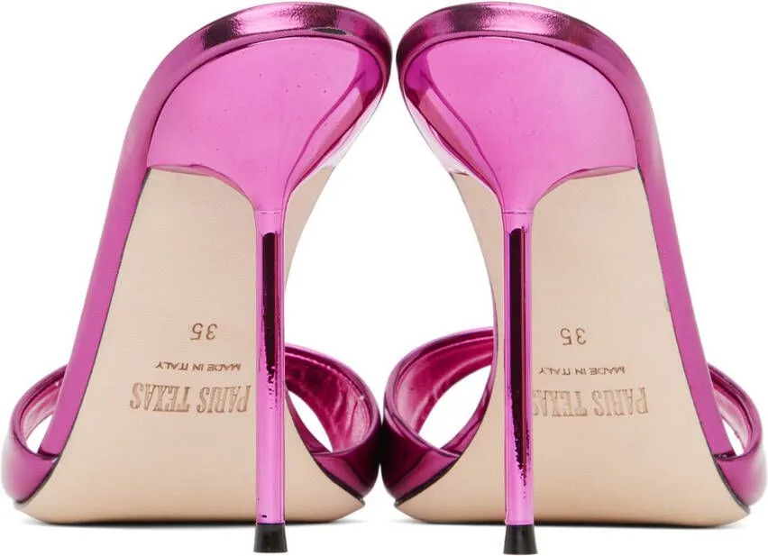 Paris Texas Pink Lidia Mules