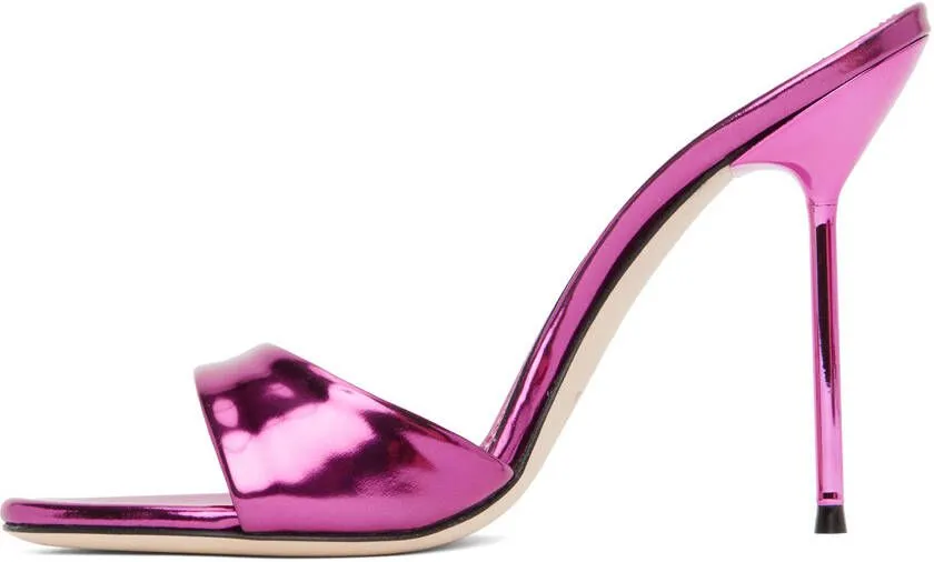 Paris Texas Pink Lidia Mules