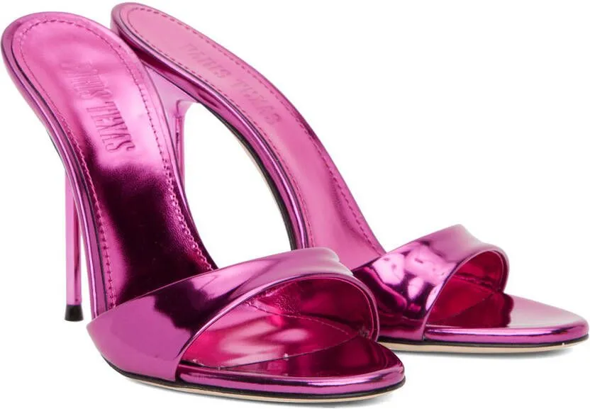 Paris Texas Pink Lidia Mules