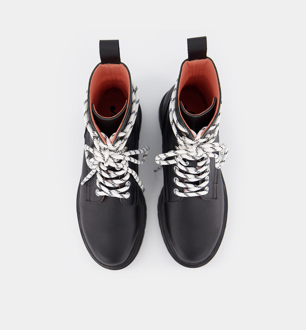 Peace Leather Lace Up Boot | Black