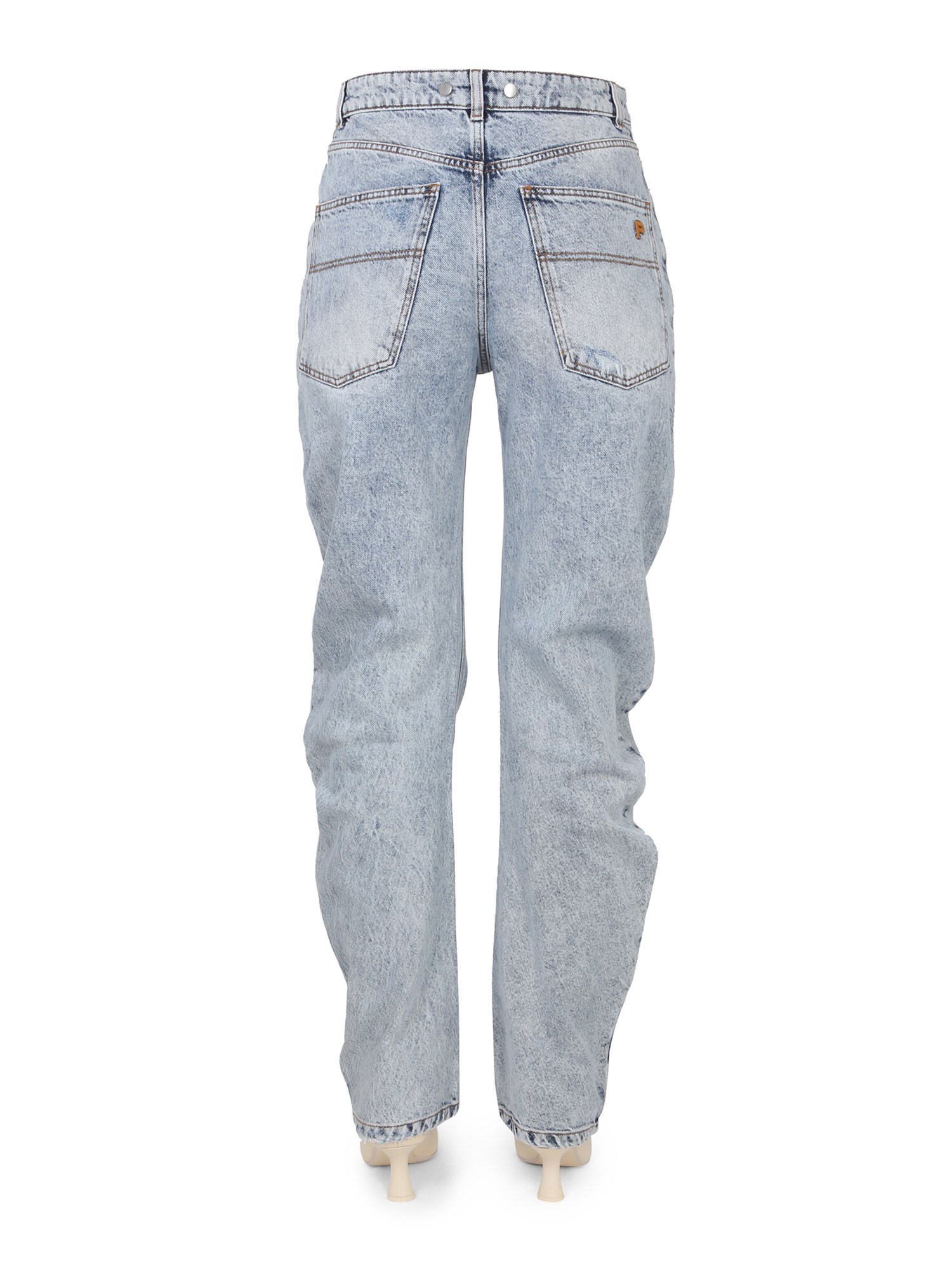 PHILOSOPHY DI LORENZO SERAFINI    COTTON DENIM PANTS