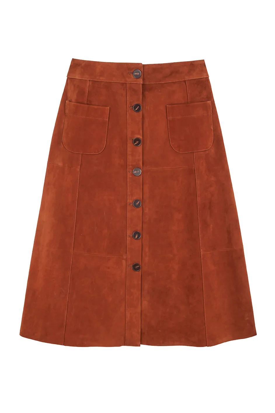 Pia Suede Skirt - Tan