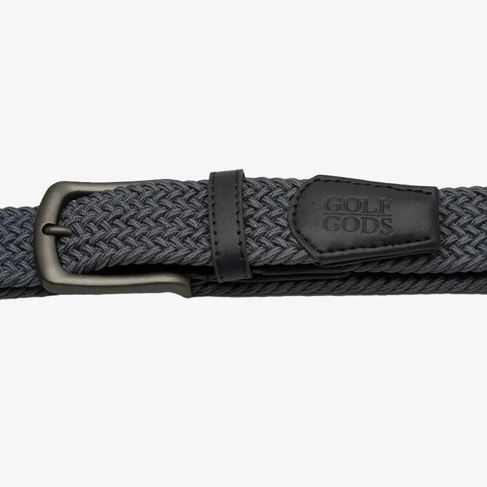 Players Woven Belt in Light Grey