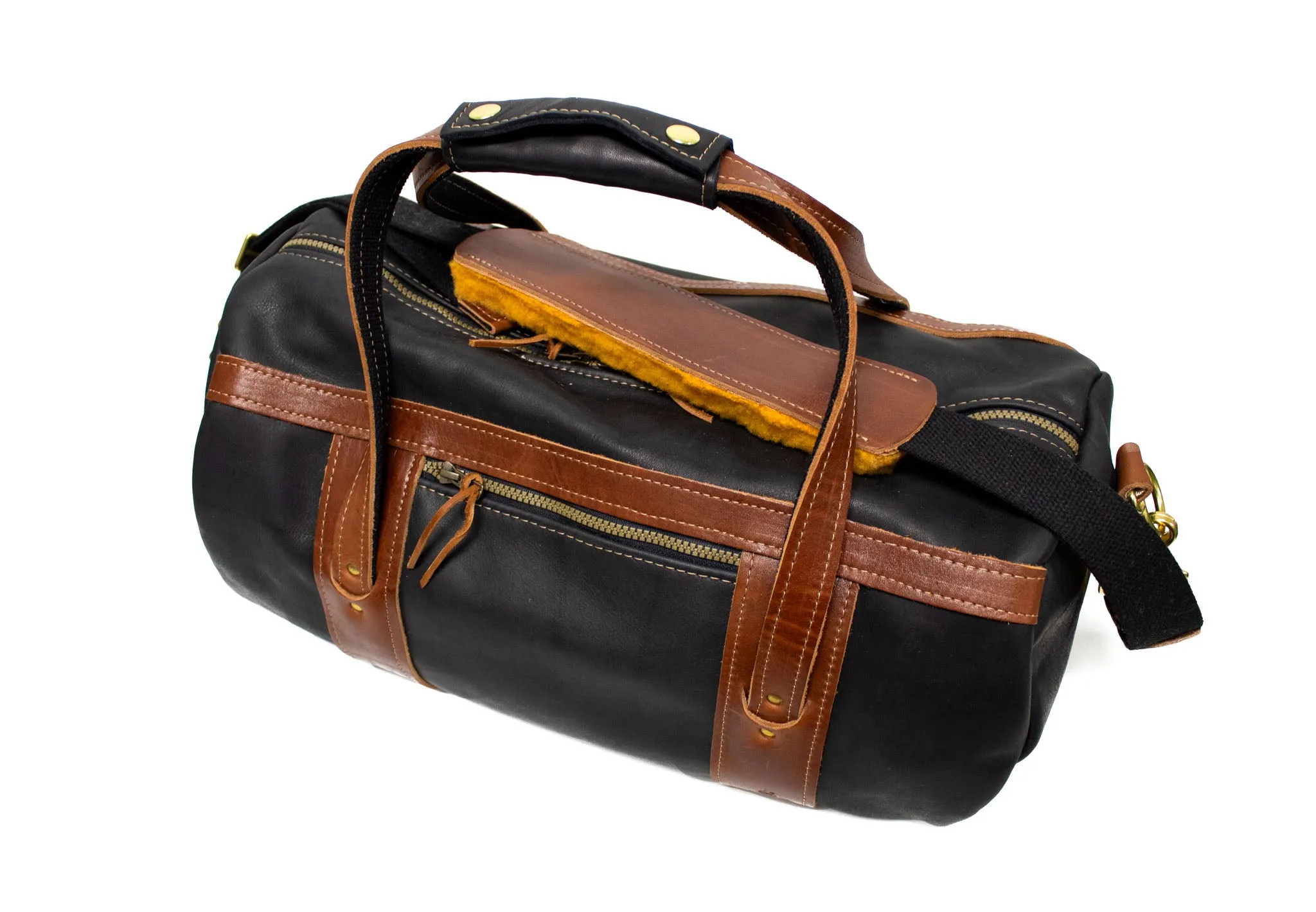 Premium Crafted Leather Club Duffel