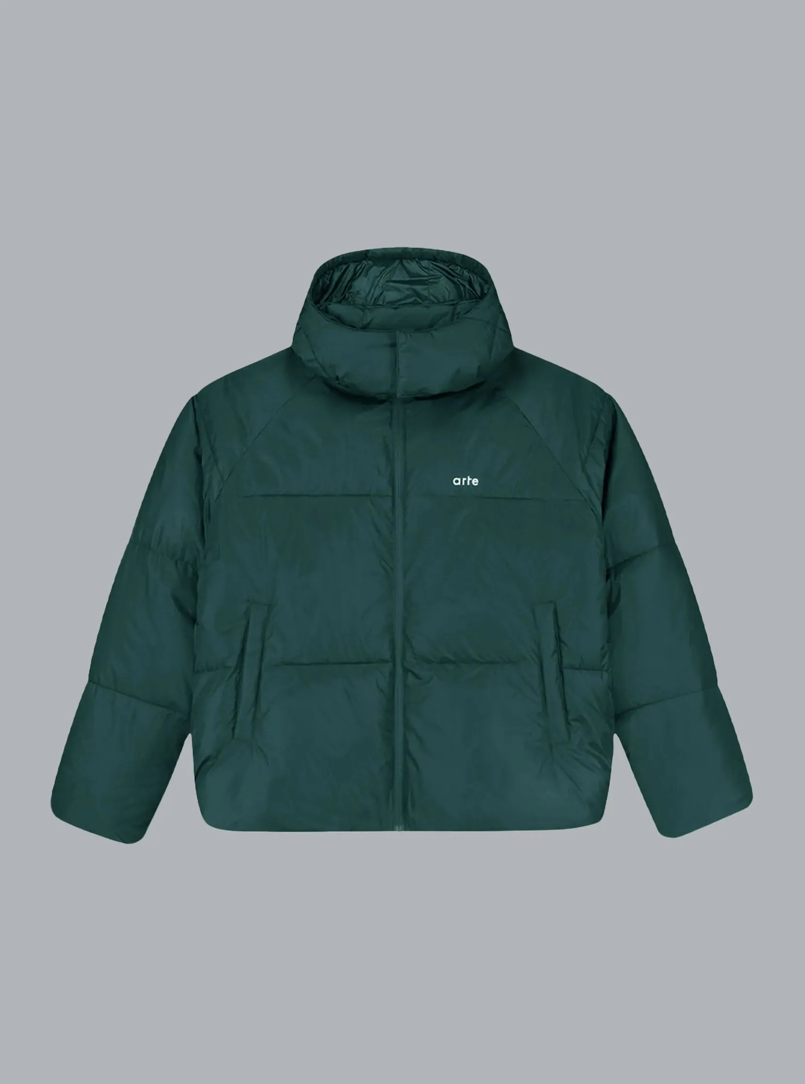 Puffer Dark Green