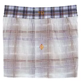 Purple Check Boxer Short