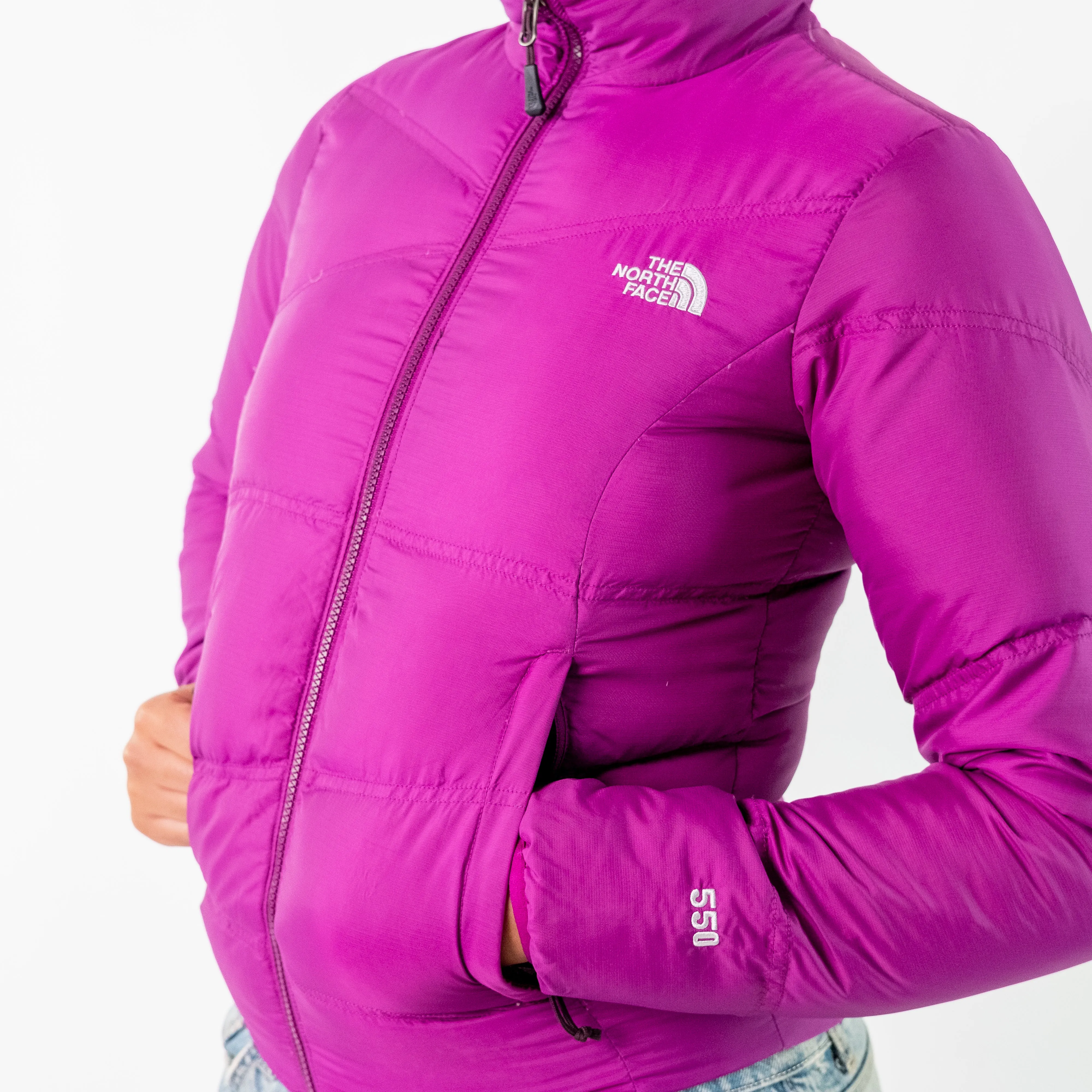 Purple y2ks The North Face Reversible, Deep Purple Puffer (S)