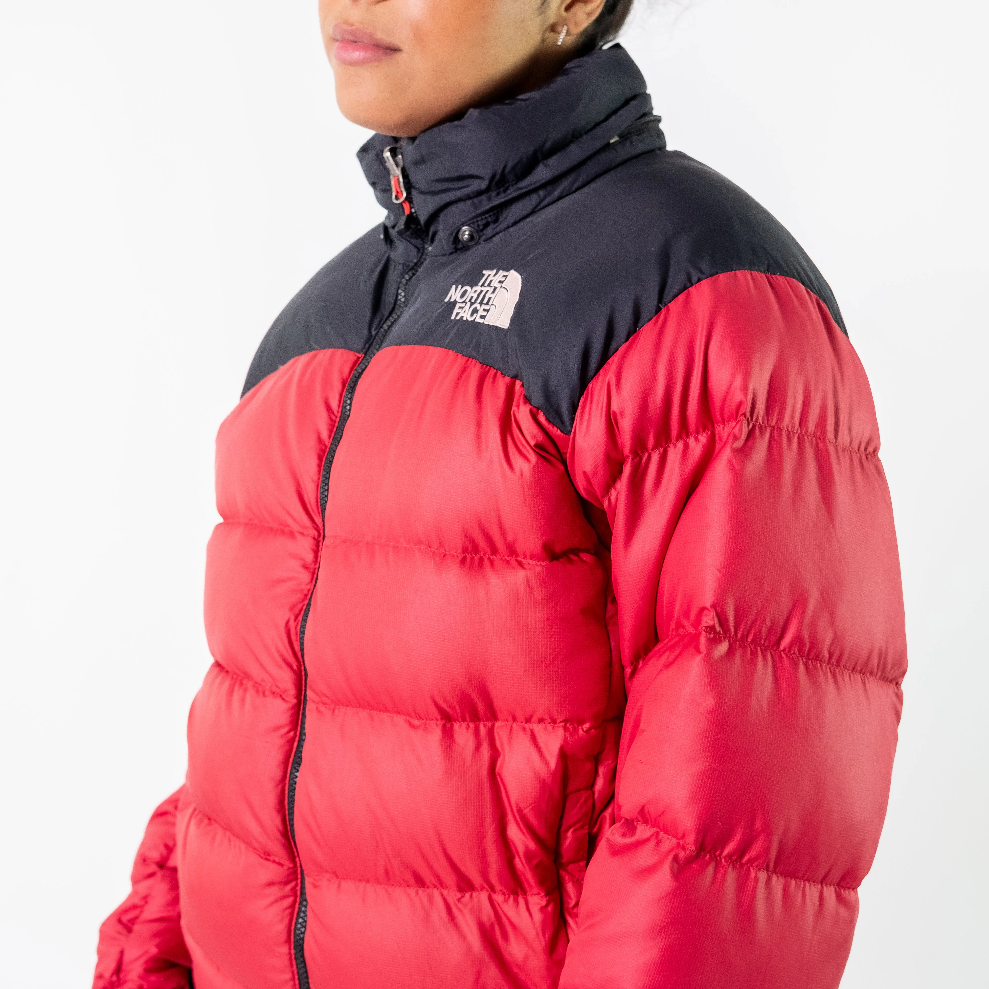 Red 90s The North Face Puffer (L)