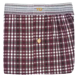 Red Check Boxer Short