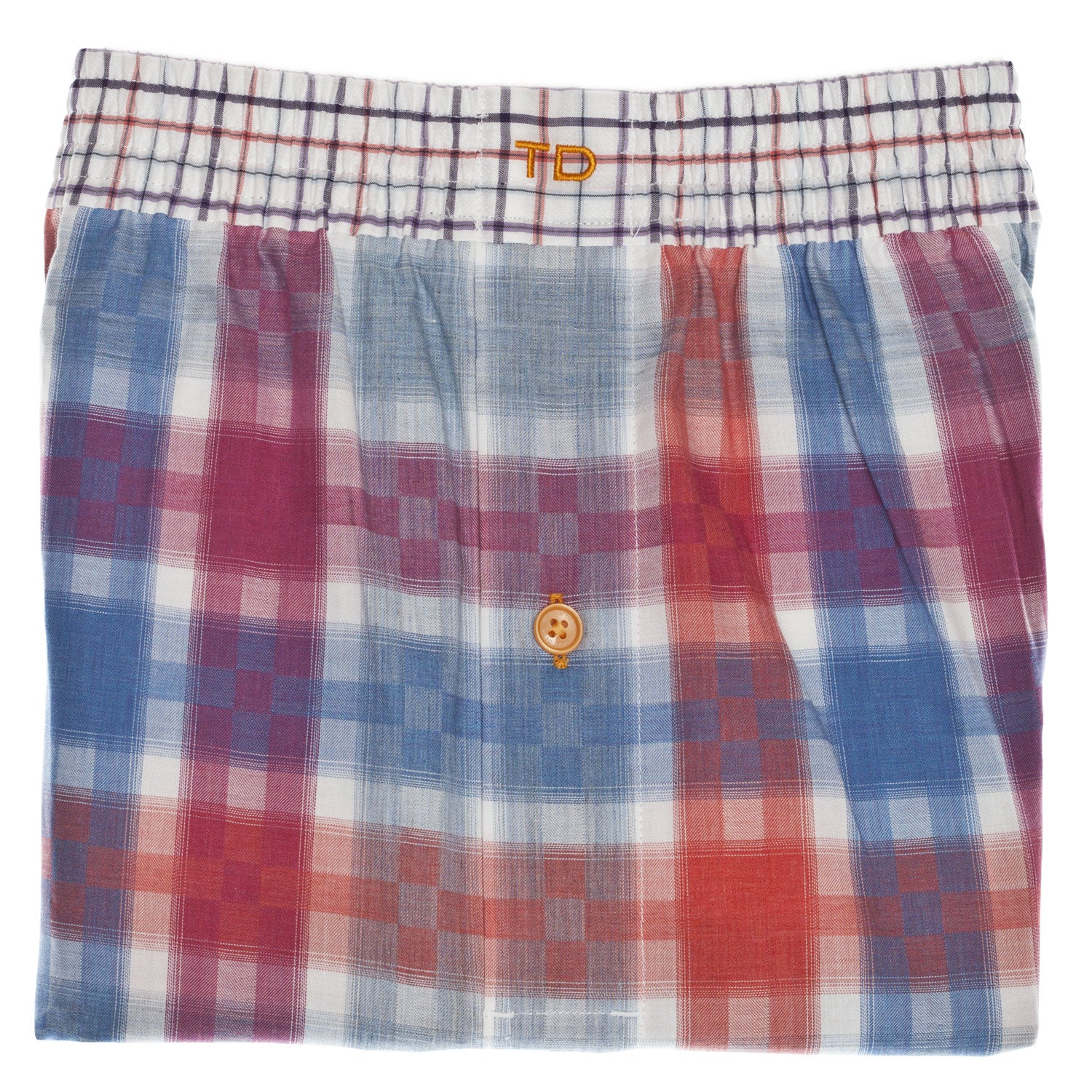 Red Check Boxer Short