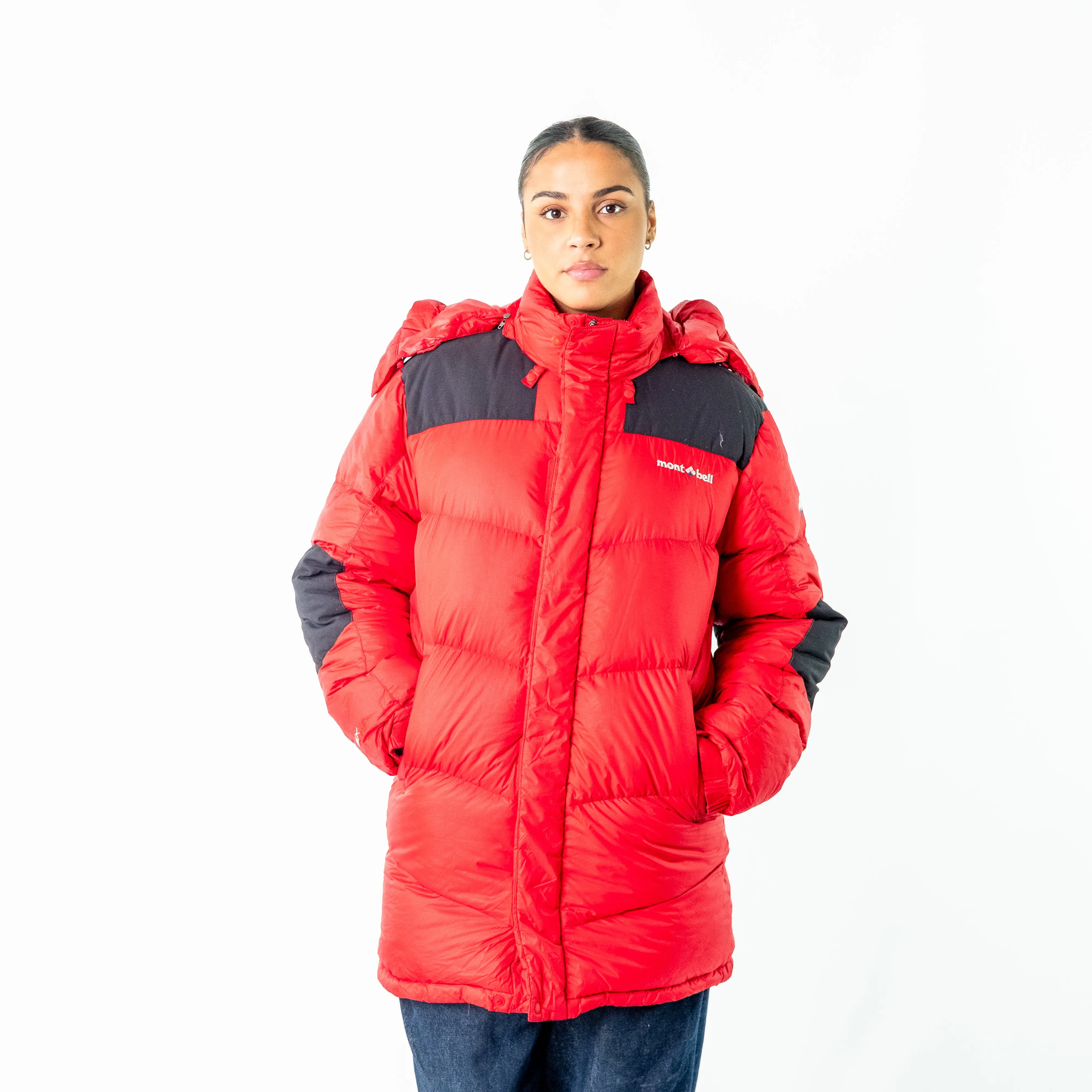 Red y2ks Montbell Puffer (L)