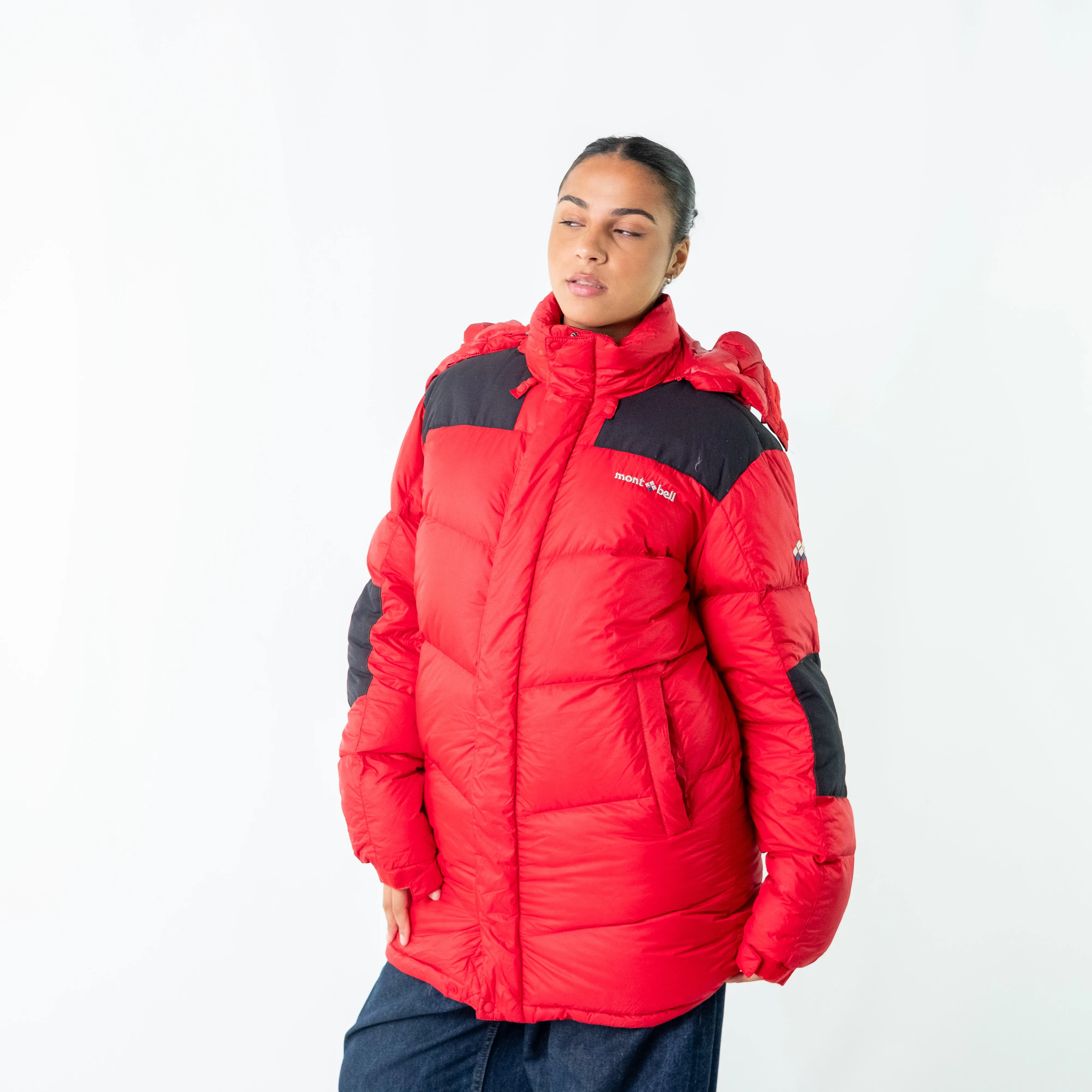 Red y2ks Montbell Puffer (L)